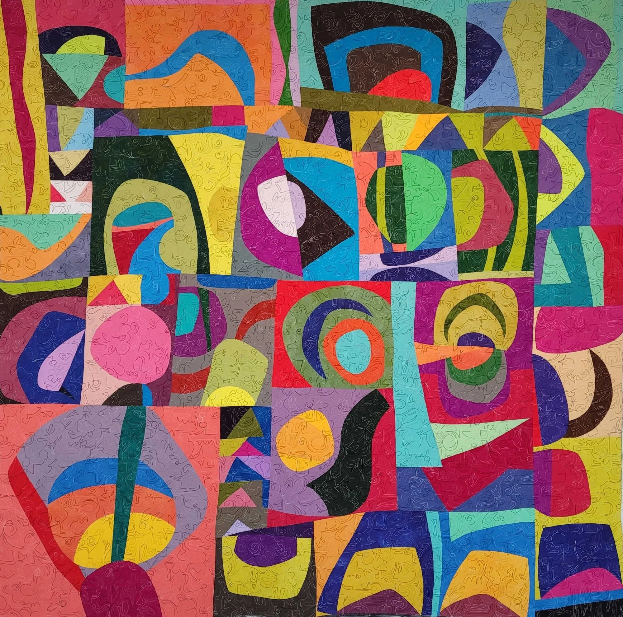 Dance Contest at the Salty Dawg   77" x77"