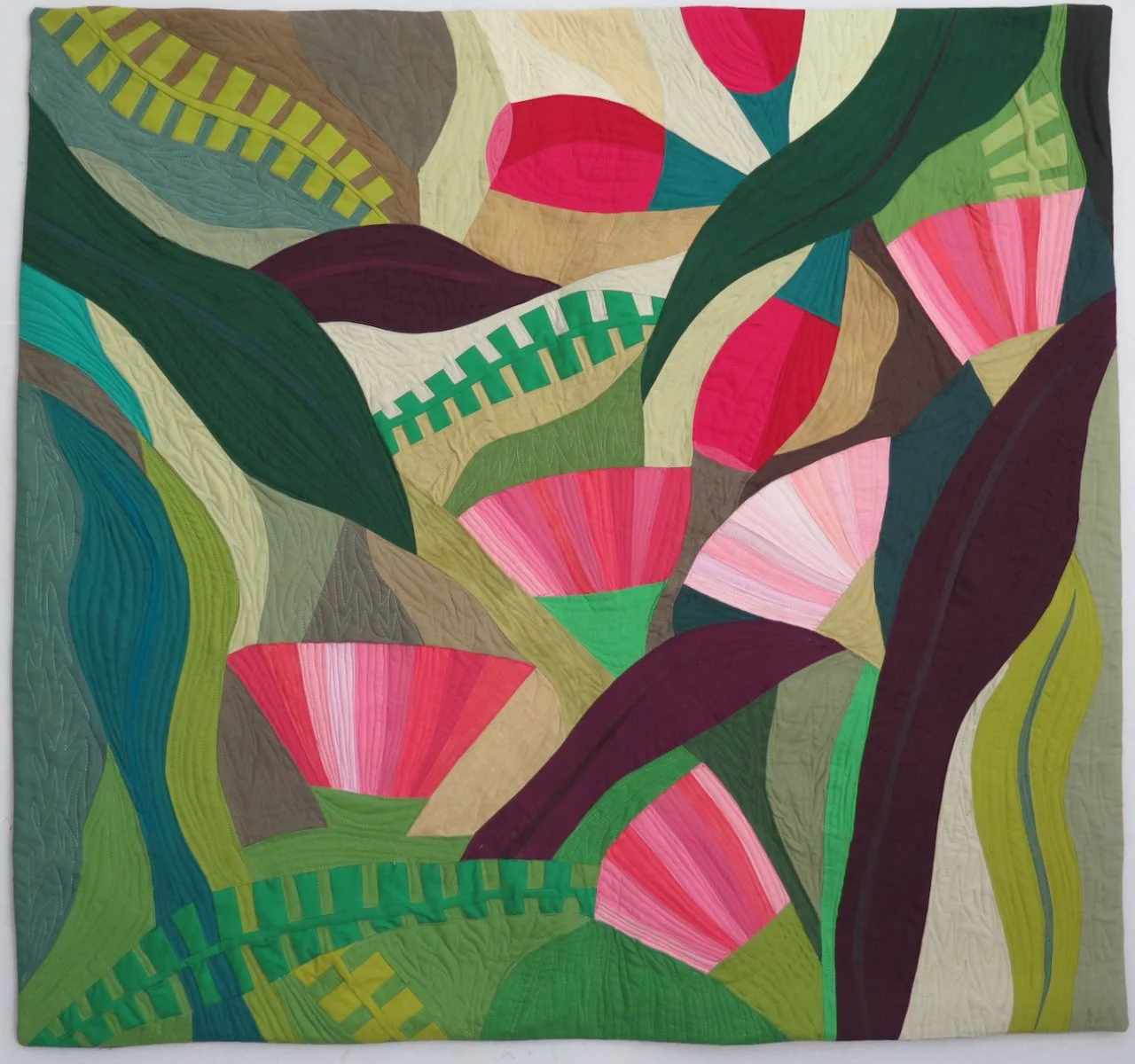 Botanicals 7: Flowers & Ferns 34” x 36”