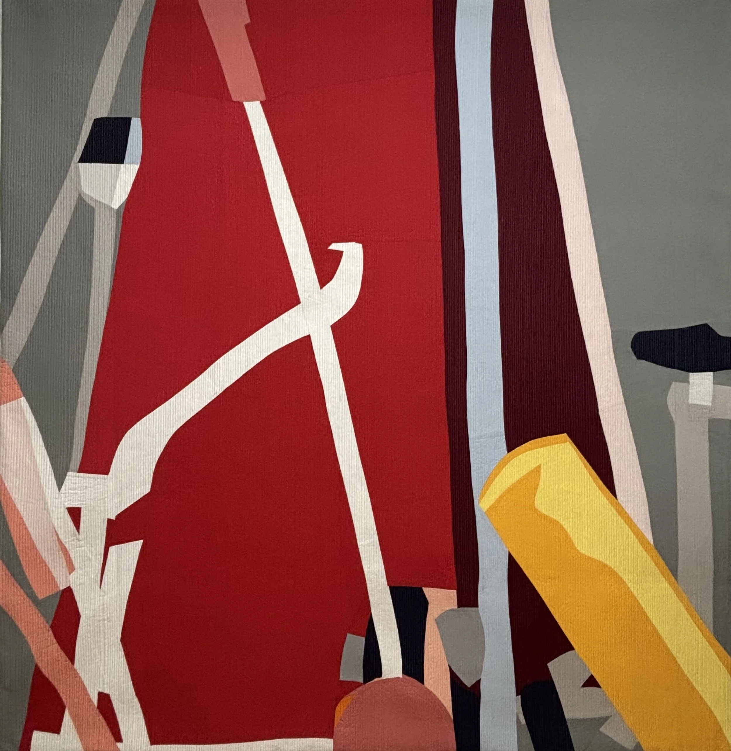 Red Sail, 68"x70"