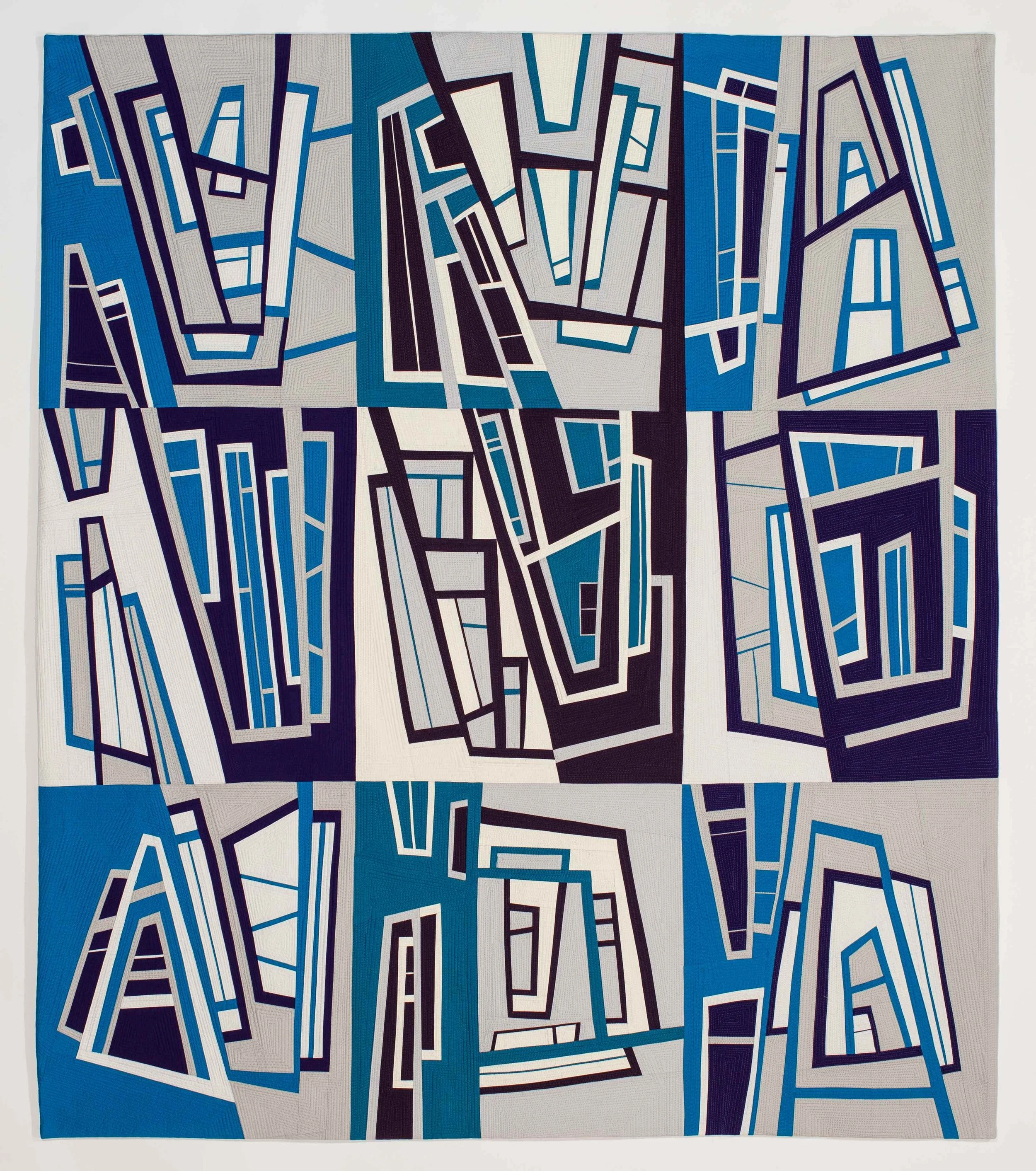 Structures #2, Angles of Time.49.25" W x 56.5" H