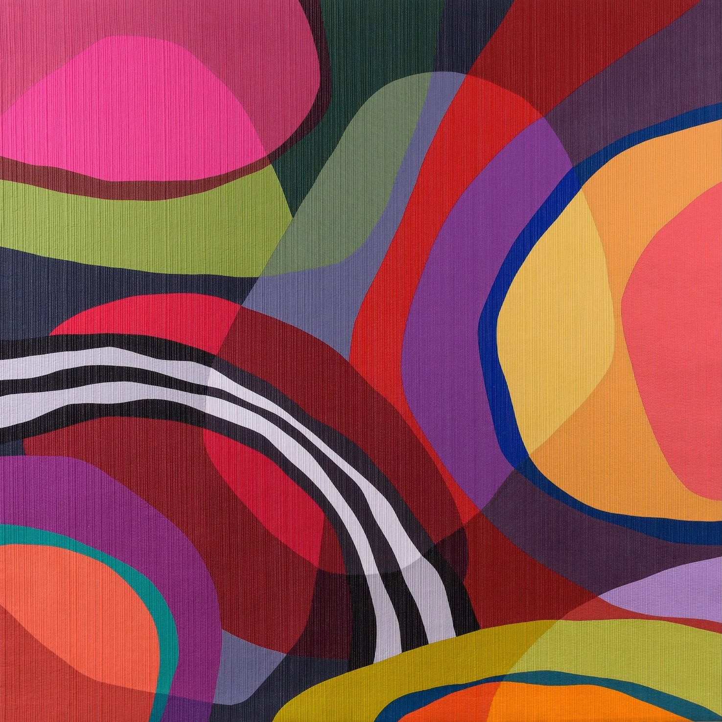 Graded Discourse 58" x 58"