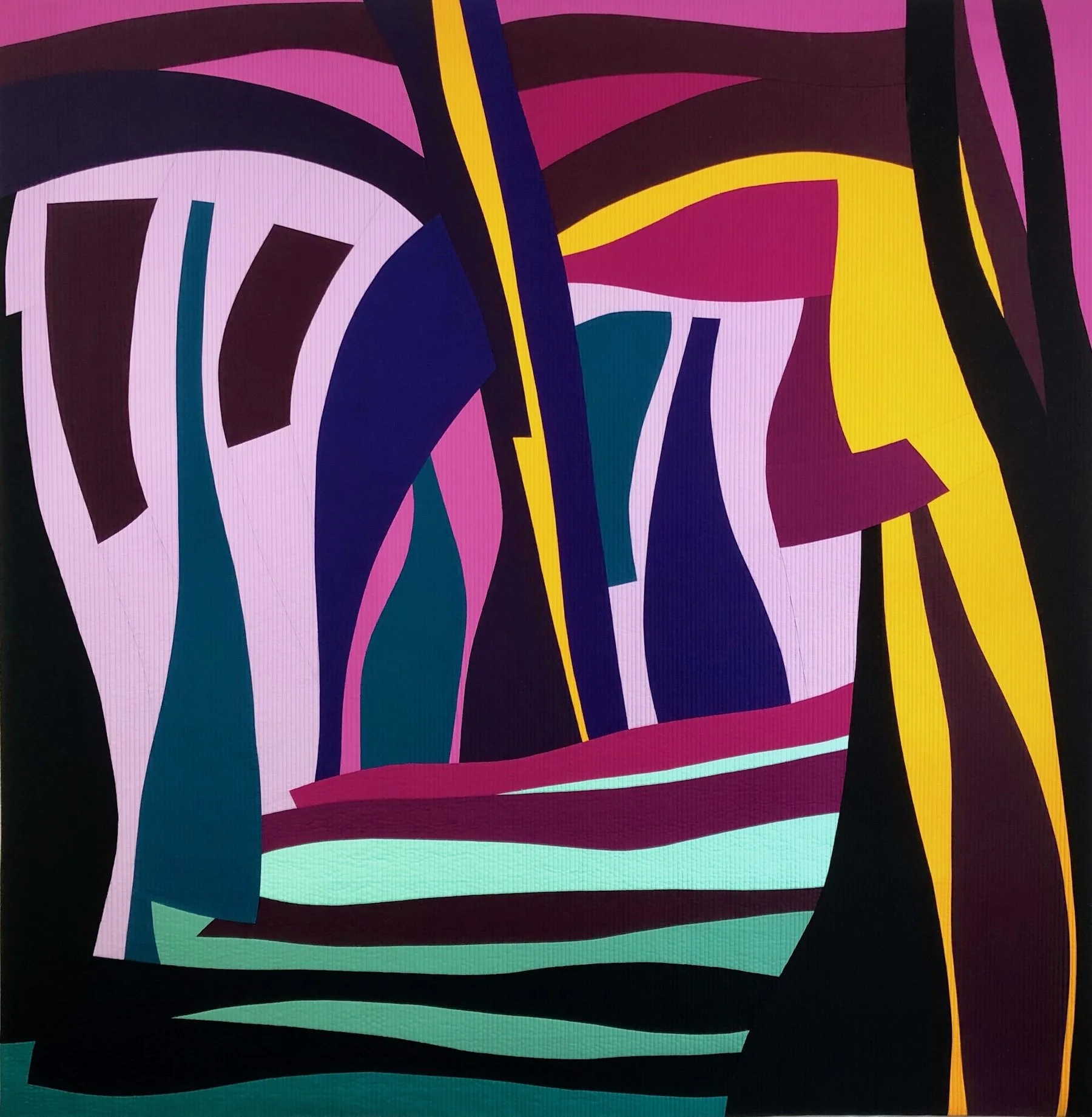 Reflections, 60" x 62"