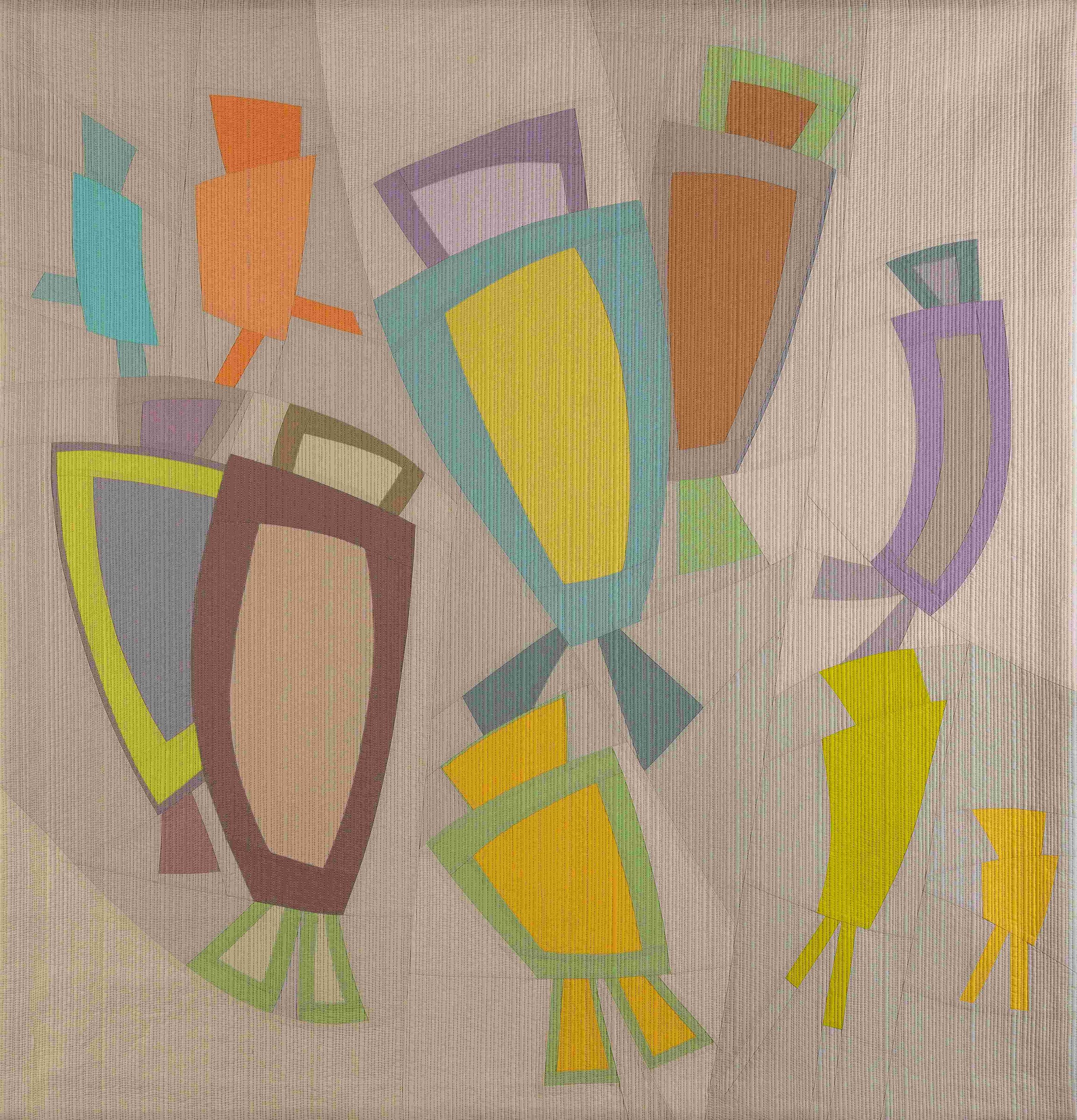 Shenanigans #4. 40.75" W x 42.75" H