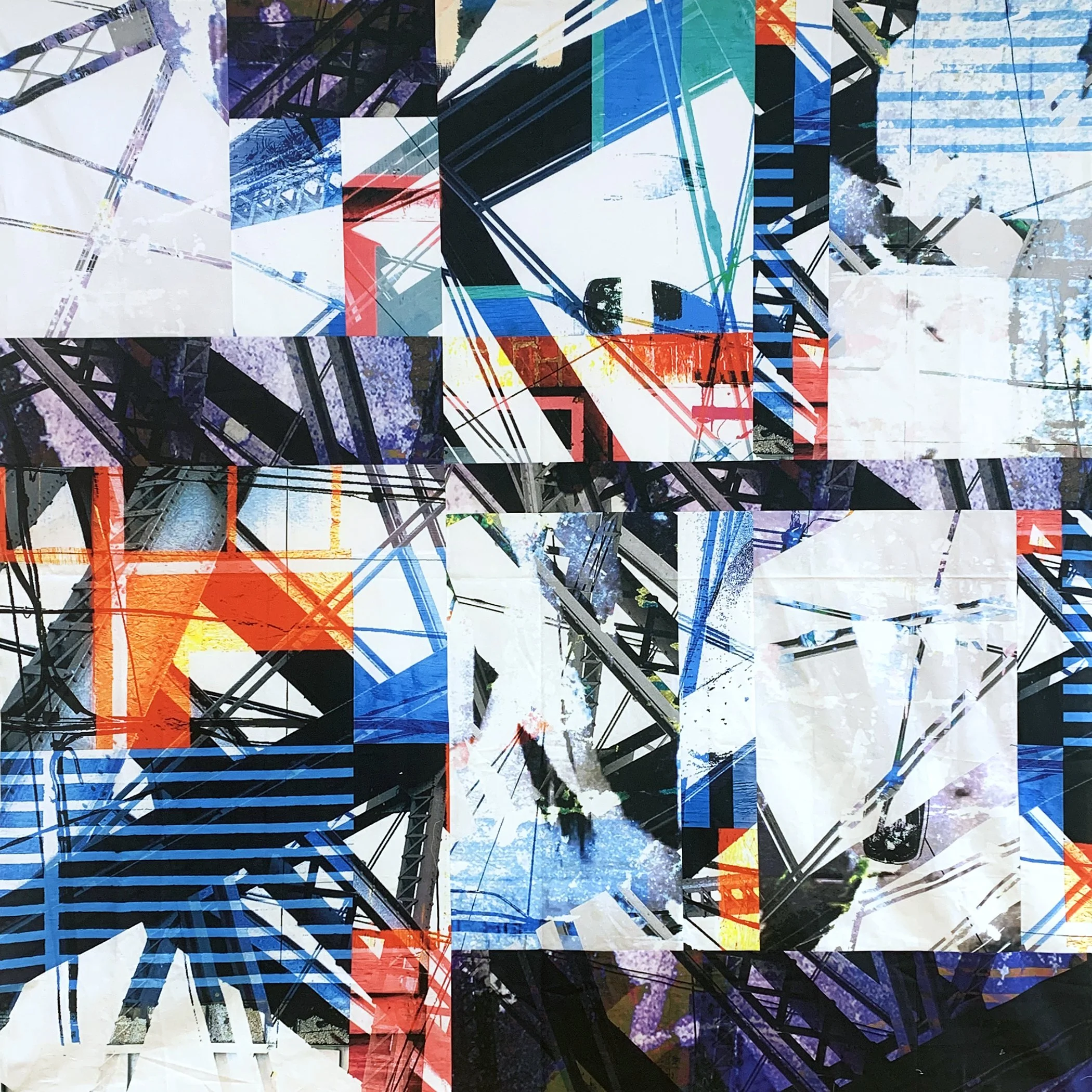 Urban Fabric No. 8, 2023, 78x78inches