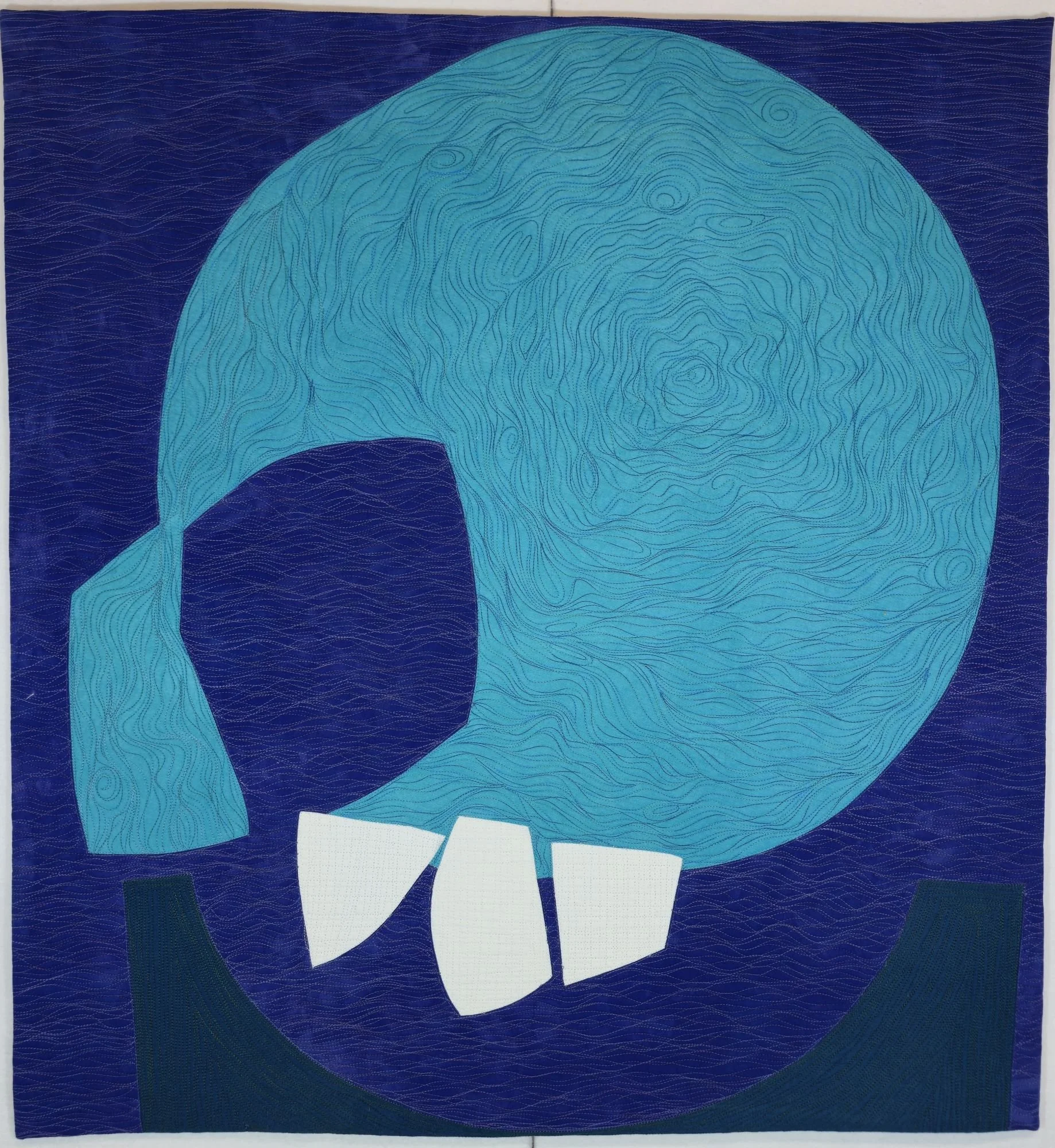 White Teeth At Sea  33"H x 30.75"W