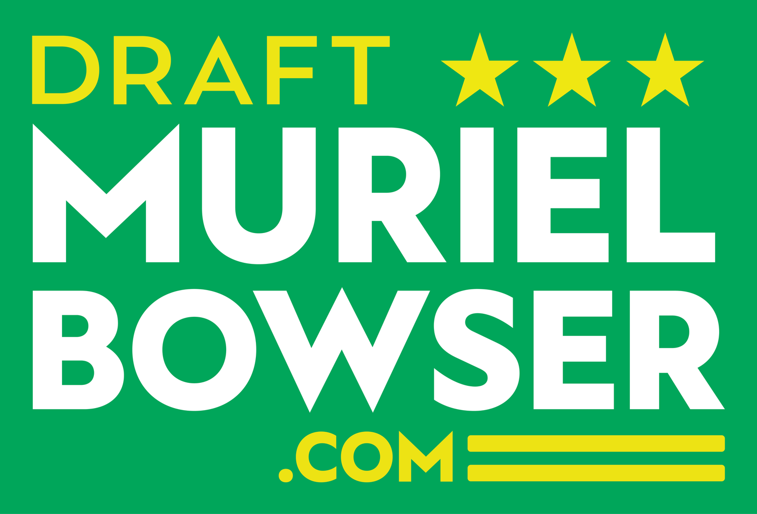 Draft Muriel Bowser
