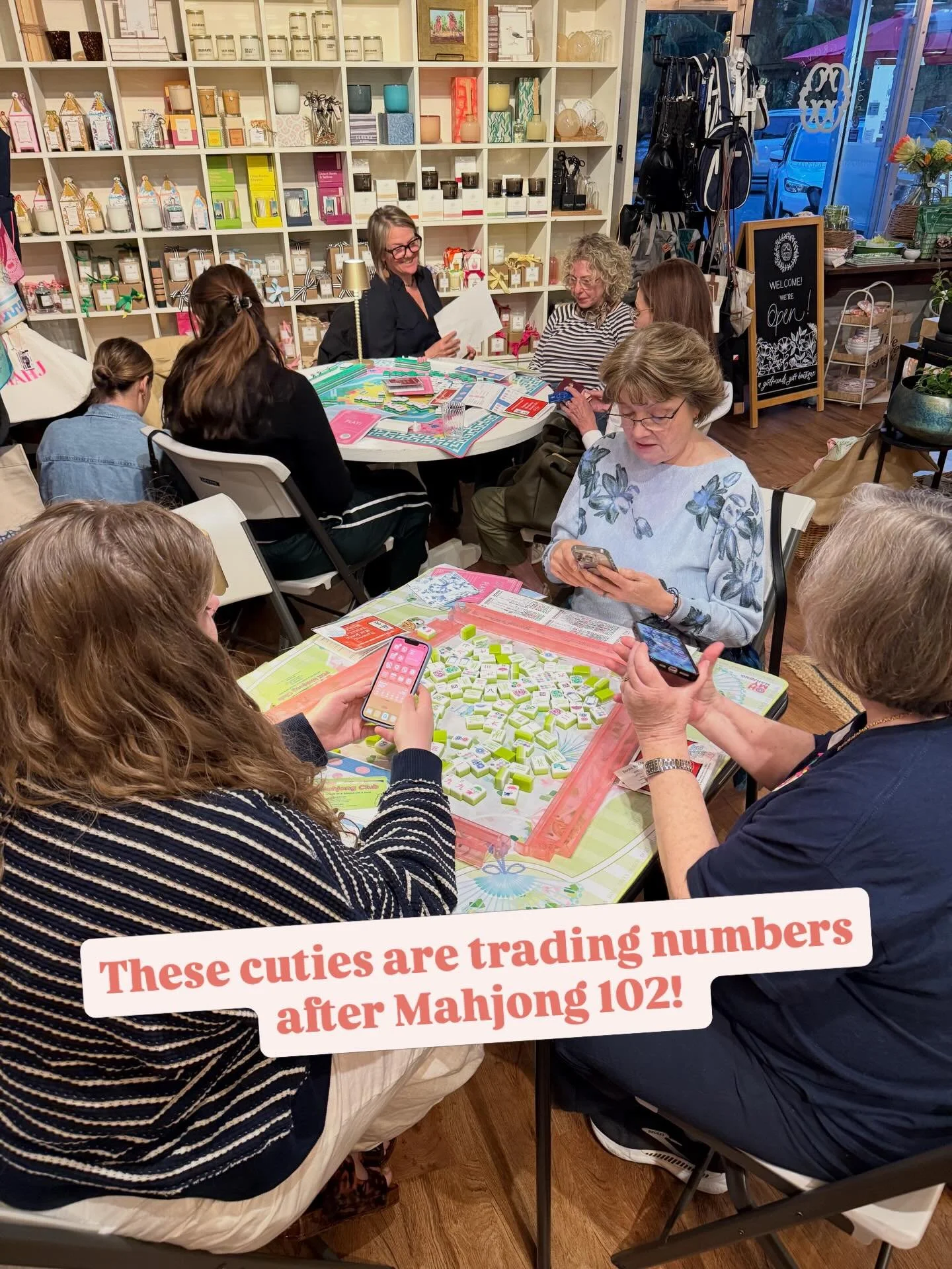 🩷THIS is what it&rsquo;s all about!🩷
These cuties came to Mahjong 102 to learn more and PLAY and then walked away as bffs&hellip;.GAH!! 🥹

Come play with us!