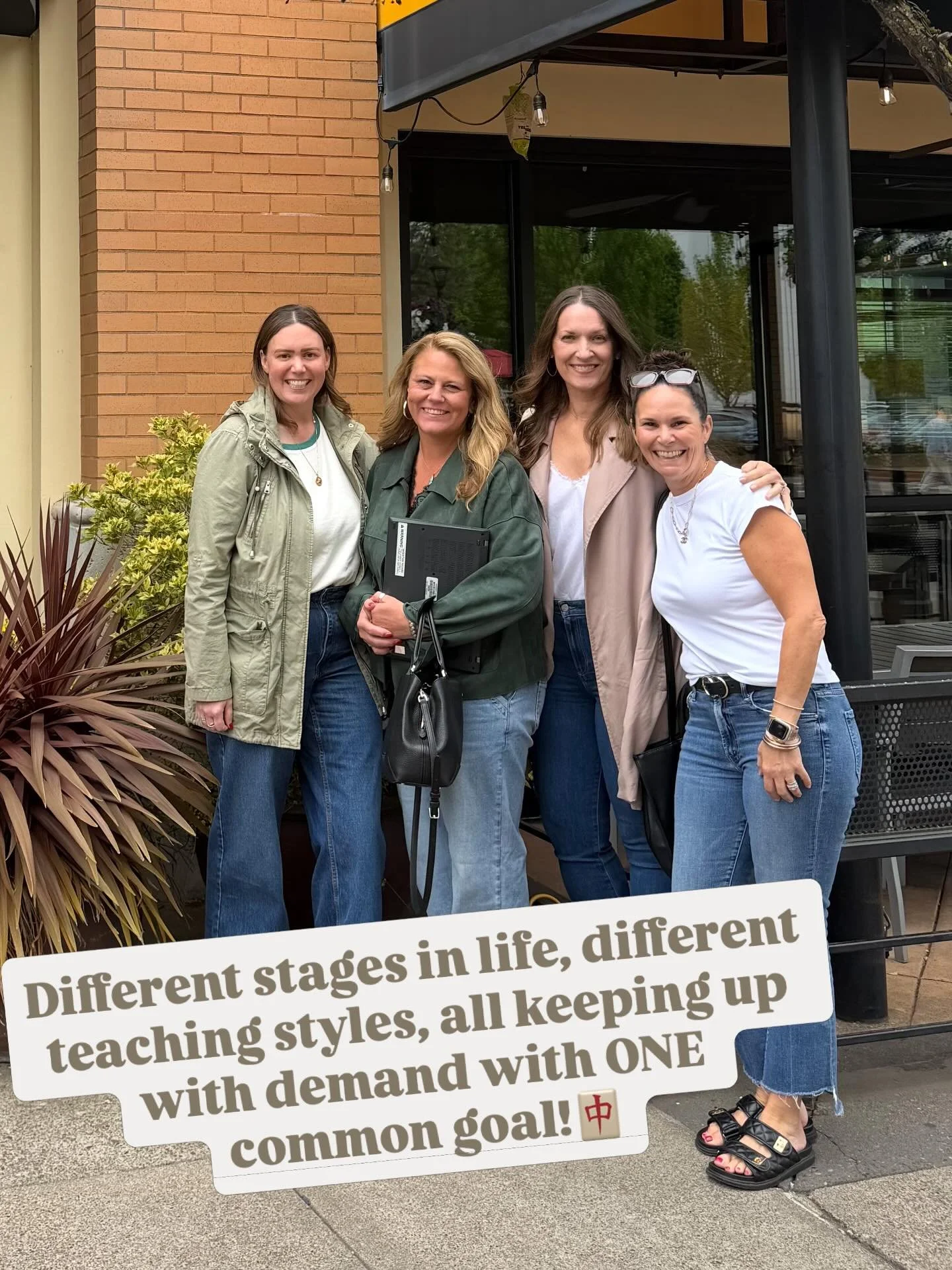 Soooo awesome to finally meet up with @luckyducksmahjong and @birdbambeth!!! The PDX area is huge and we are trying our best to teach everyone this fabulous game!! We have some fun collabs ahead&hellip; stay tuned and come play with us!! 🩷