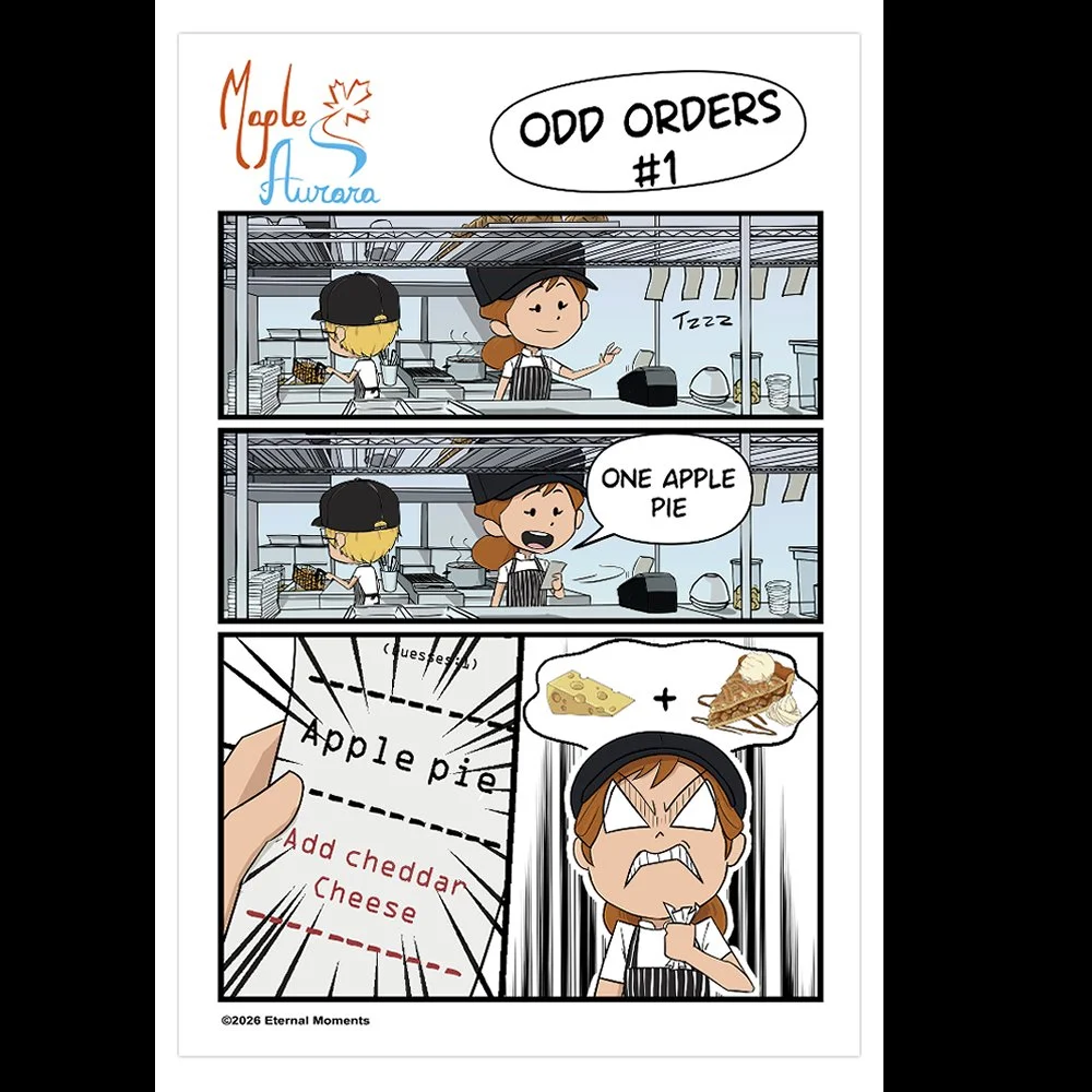 Maple Aurora Postcard Odd Orders #1