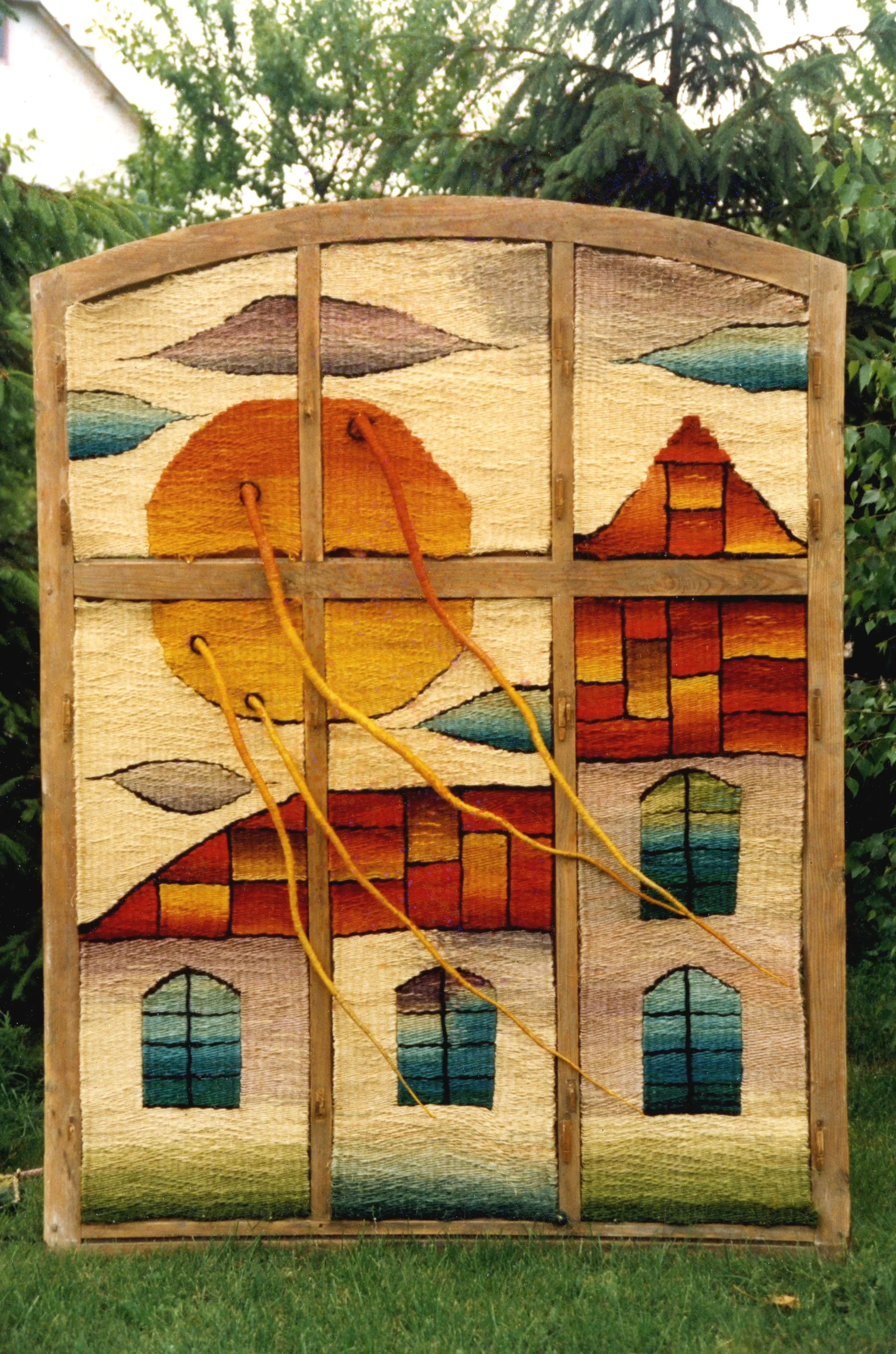 Sun Rays
Sisal Fiber, Wood Window Frame
79 x 59