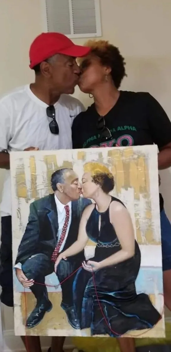 Dietra and  David 
Mixed Media
24 x 30