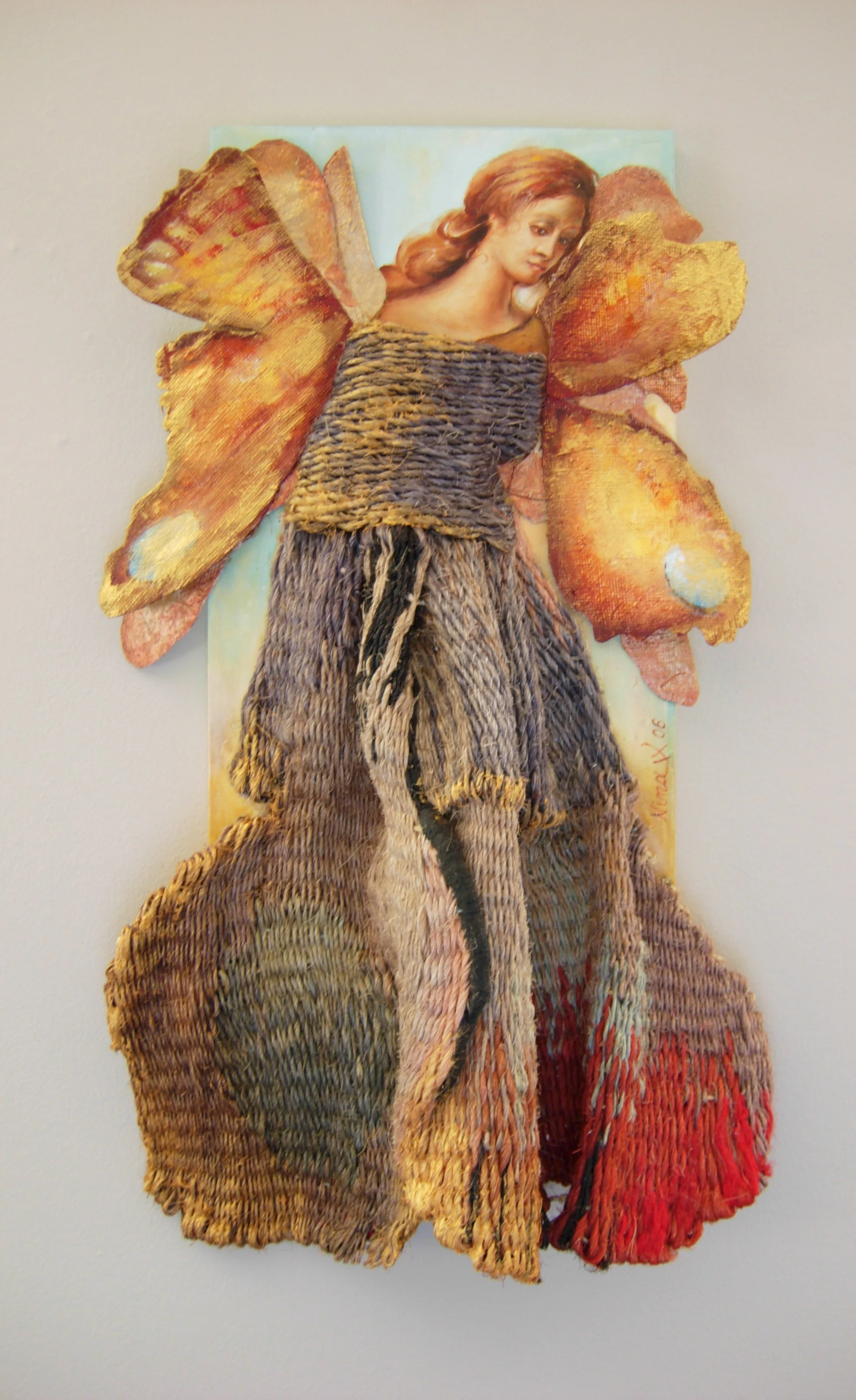 Angel Butterfly, Mixed Media
