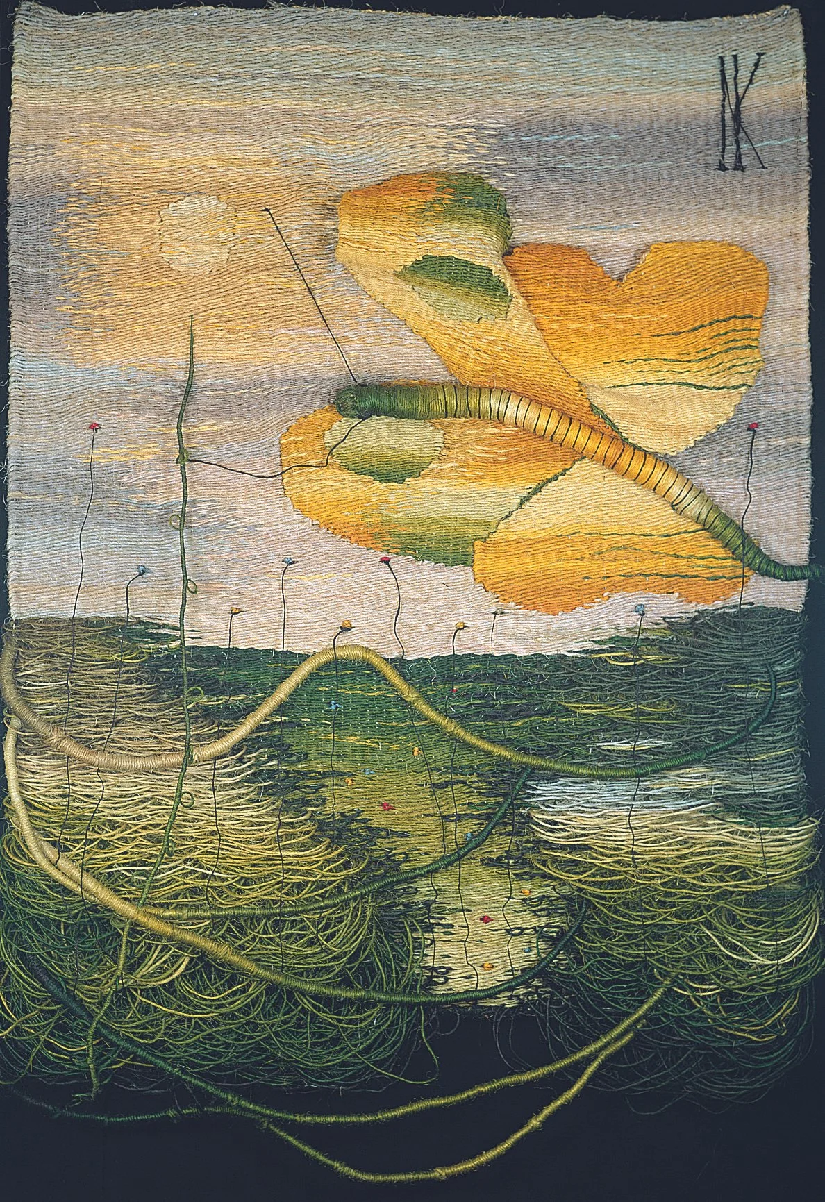 Yellow Butterfly
Sisal Fiber
67 x 59