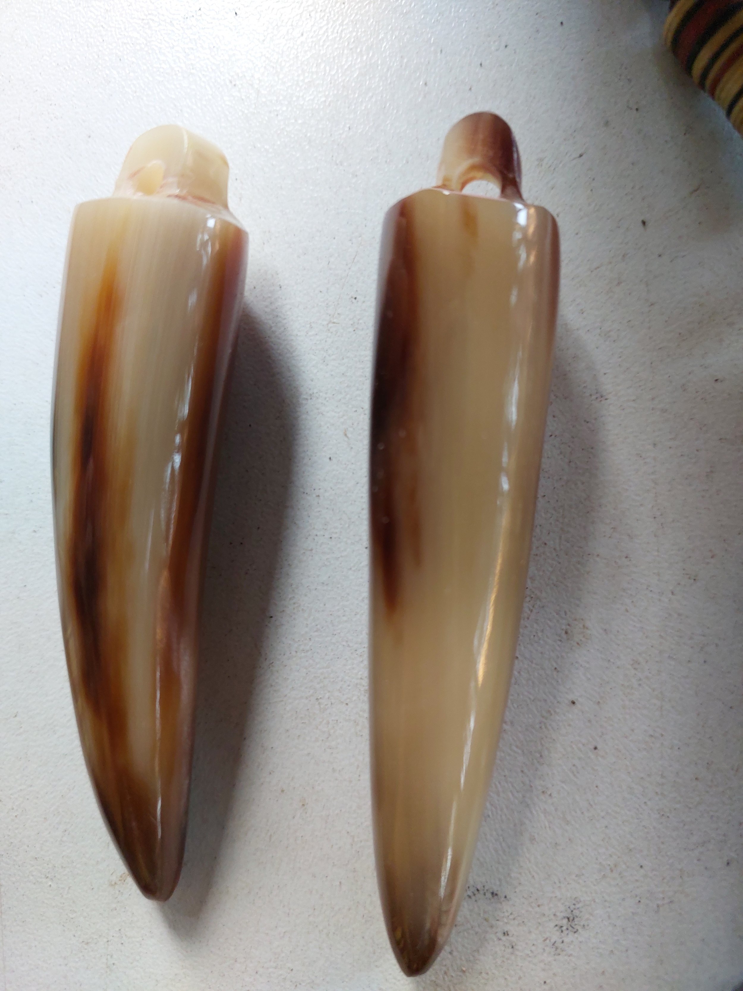 AFRICAN COW HORN PENDANT Handcrafted • Bold • Naturally Beautiful