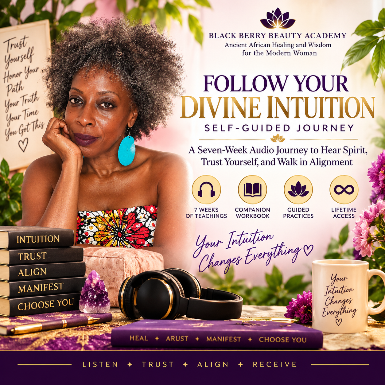 Follow Your Divine Intuition — Self-Guided Journey | A Seven-Week Audio Journey to Hear Spirit, Trust Yourself, and Walk in Alignment