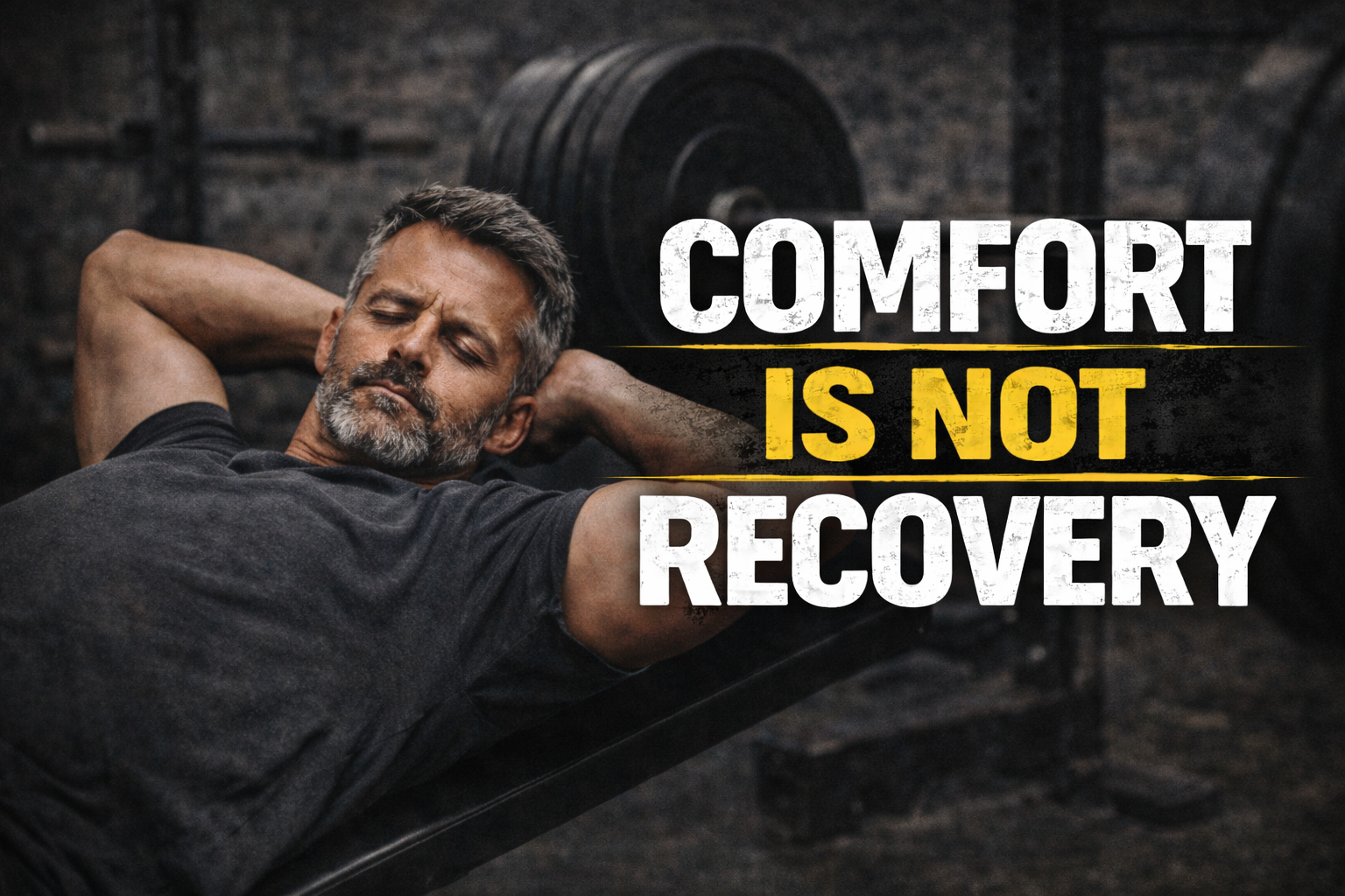 Comfort Is Not Recovery