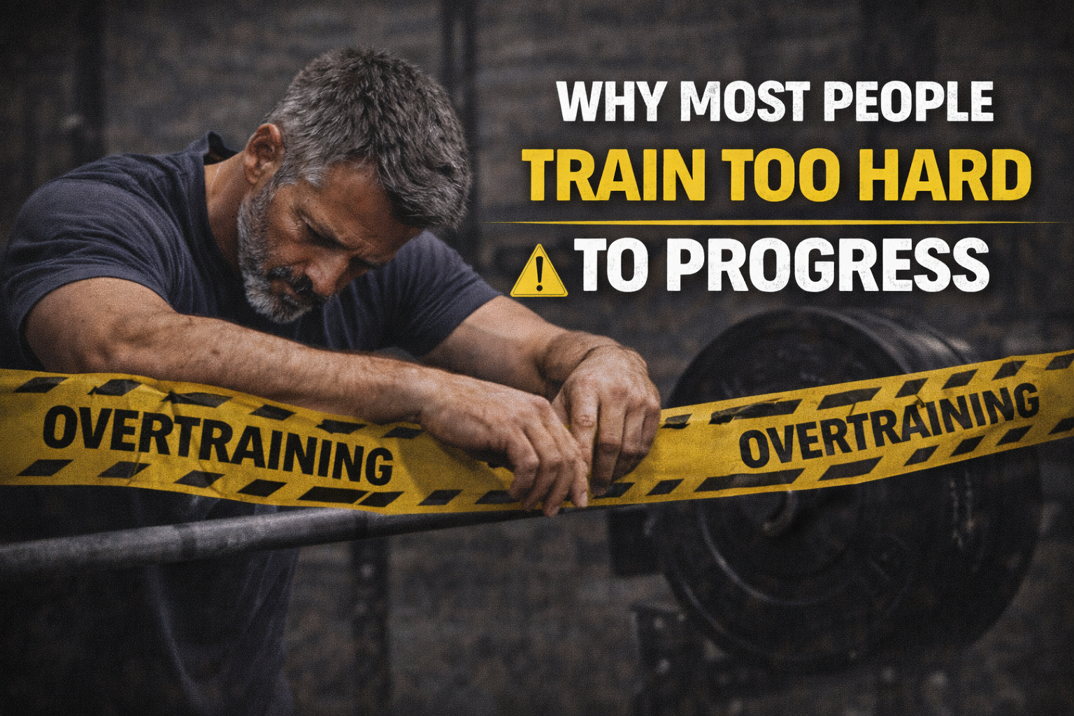 Why Most People Train Too Hard to Progress