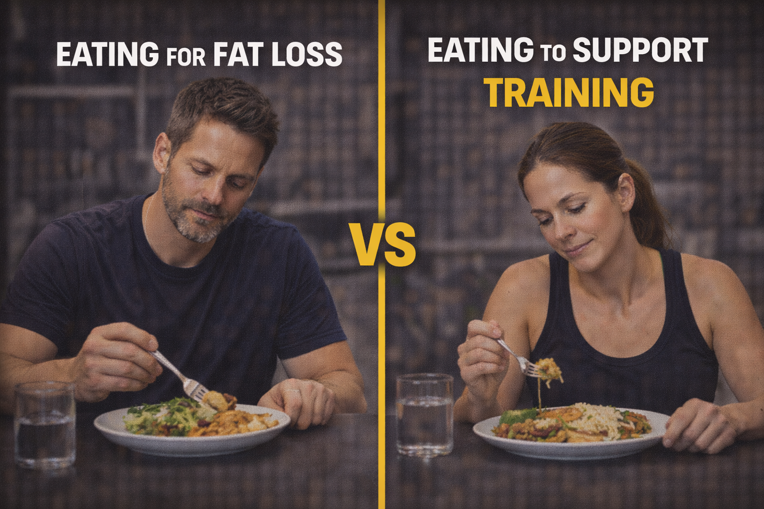 The Difference Between Eating for Fat Loss and Eating to Support Training