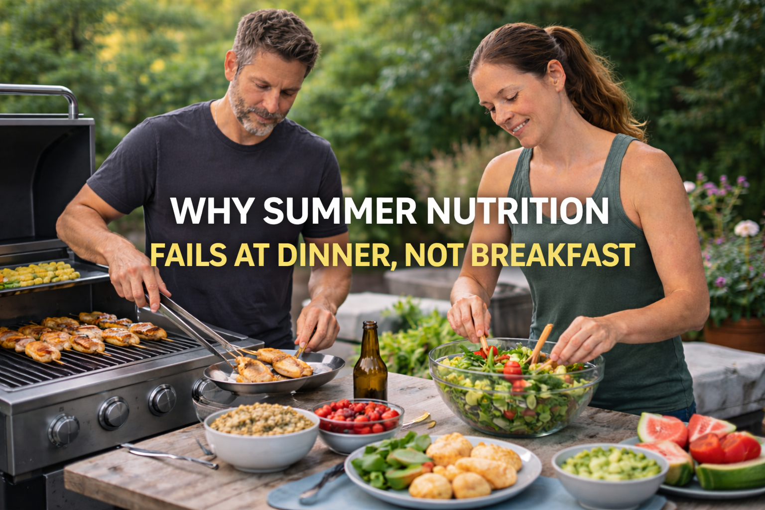 Why Summer Nutrition Fails at Dinner, Not Breakfast