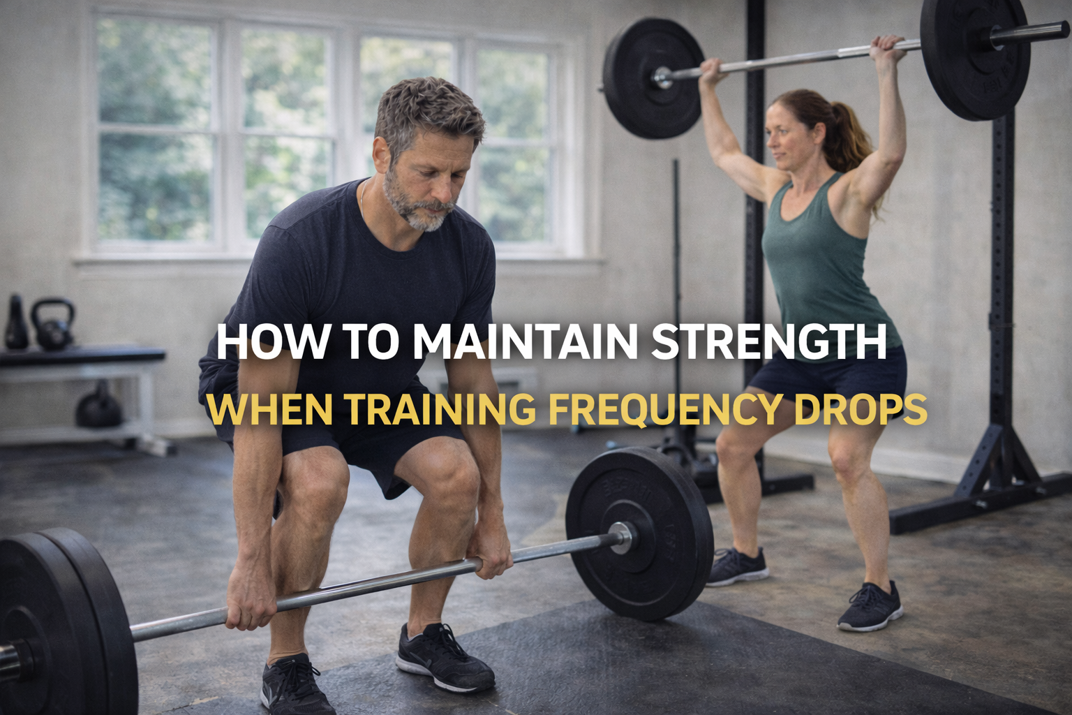 How to Maintain Strength When Training Frequency Drops