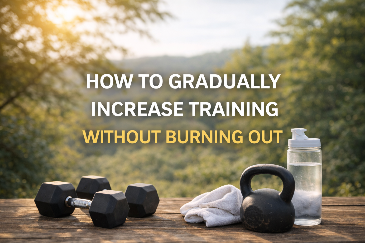 How to Gradually Increase Training Without Burning Out