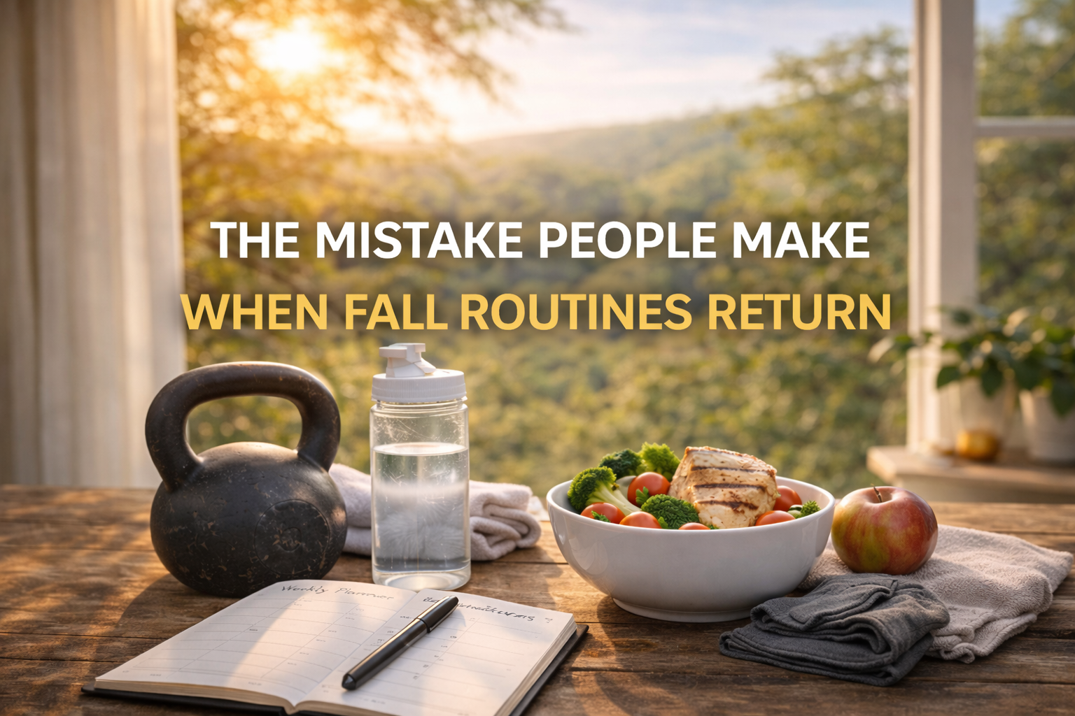 The Mistake People Make When Fall Routines Return