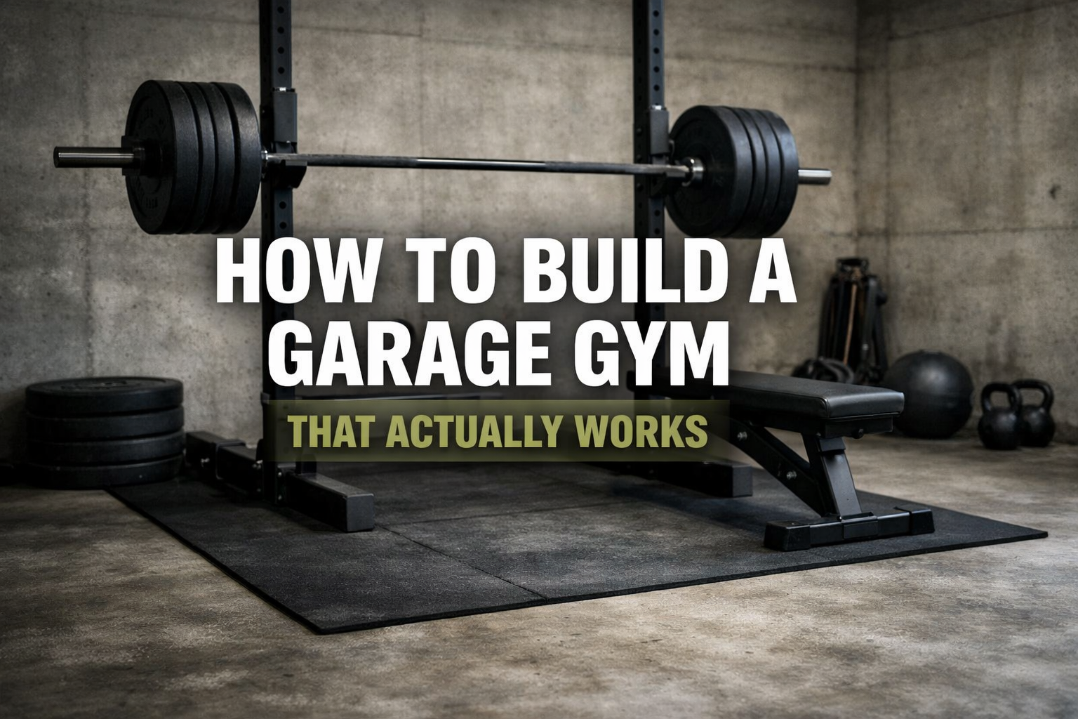 How to Build a Garage Gym on a Budget That Actually Gets You in Shape