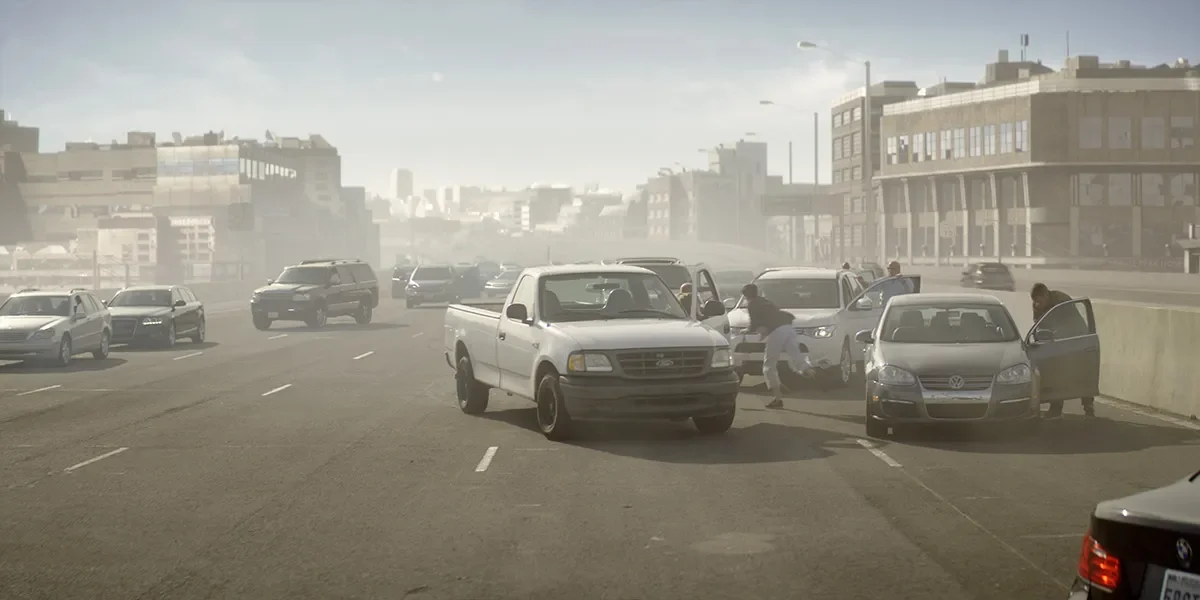  The final shot of San Francisco freeway 