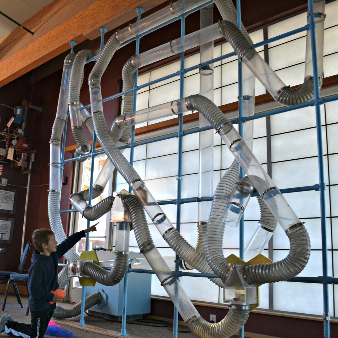 1.	hands-on science exhibit for children at ExplorationWorks