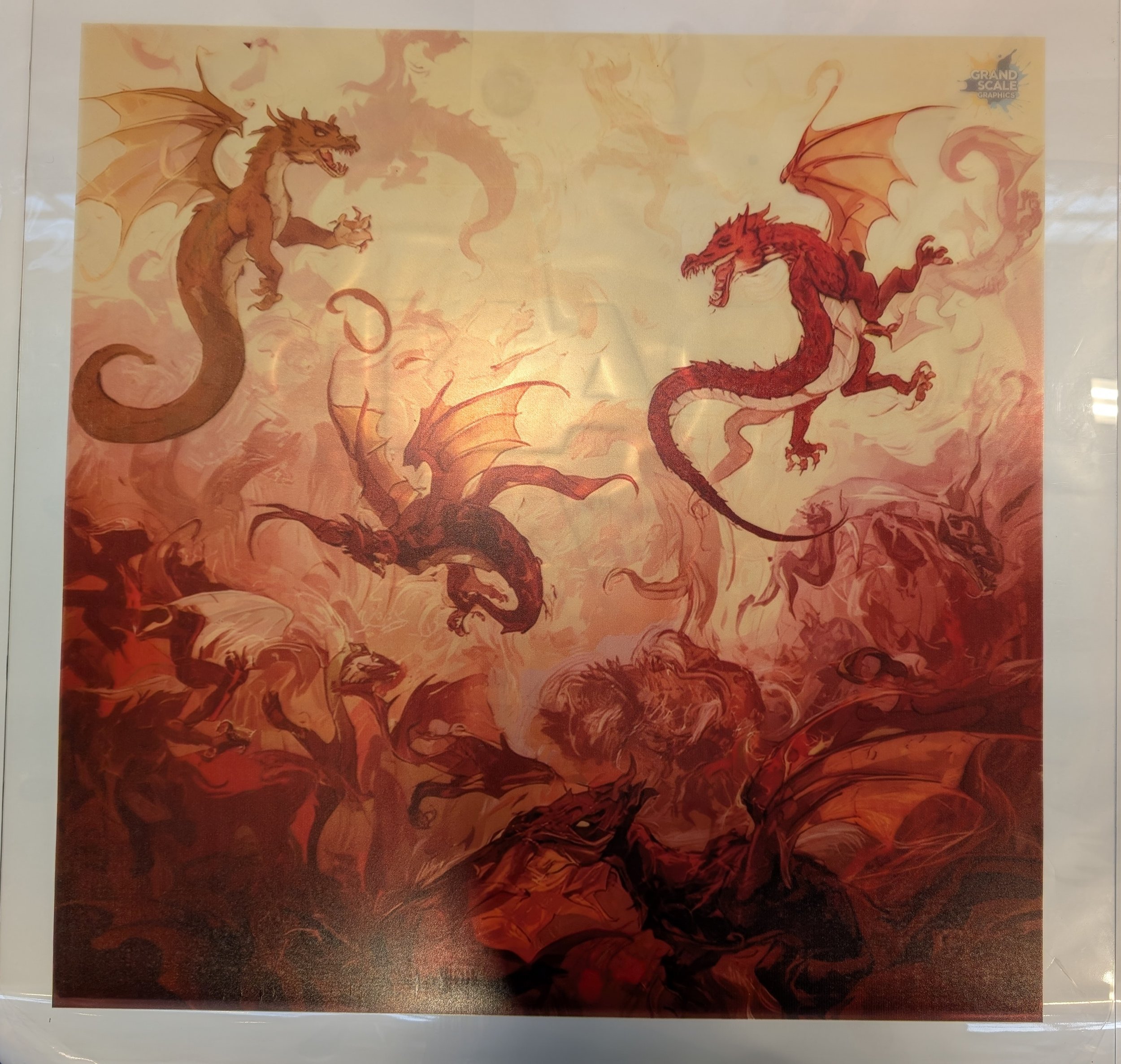 Image on plexiglass.