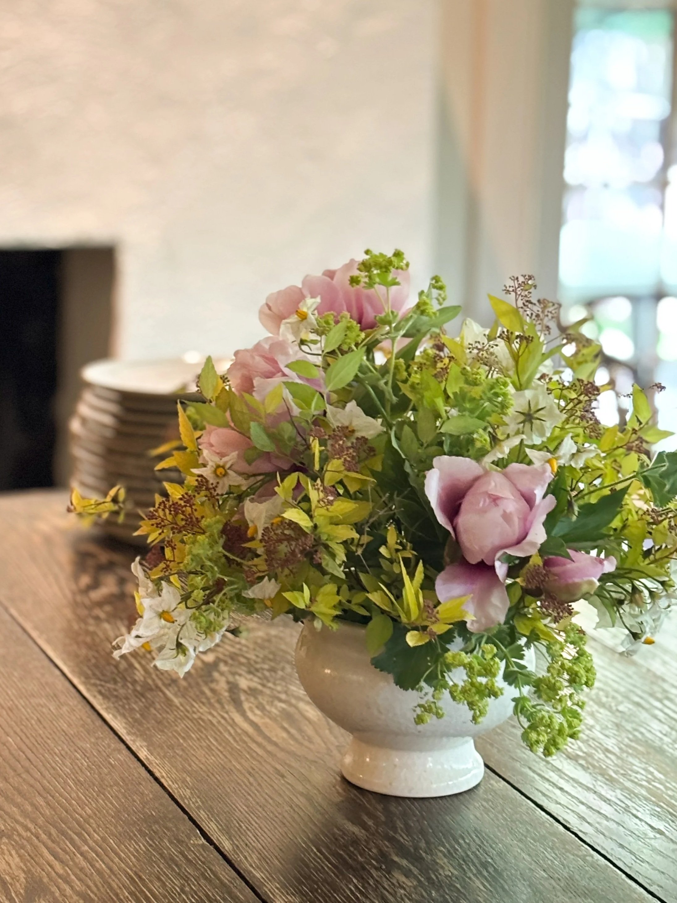 Local Peonies and foliage for Troutbeck, NY