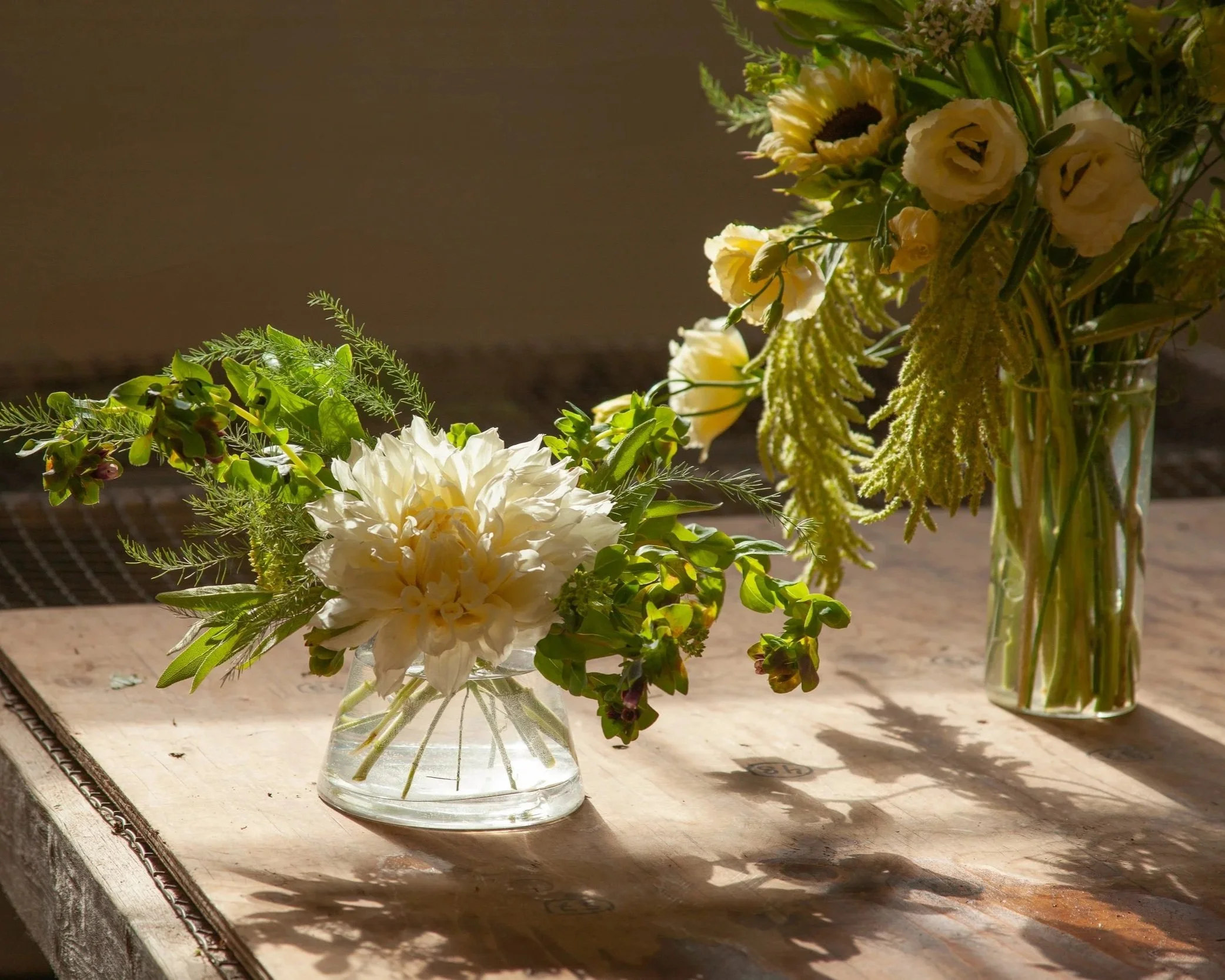 Floral designs using 100% locally sourced flowers and foliage.