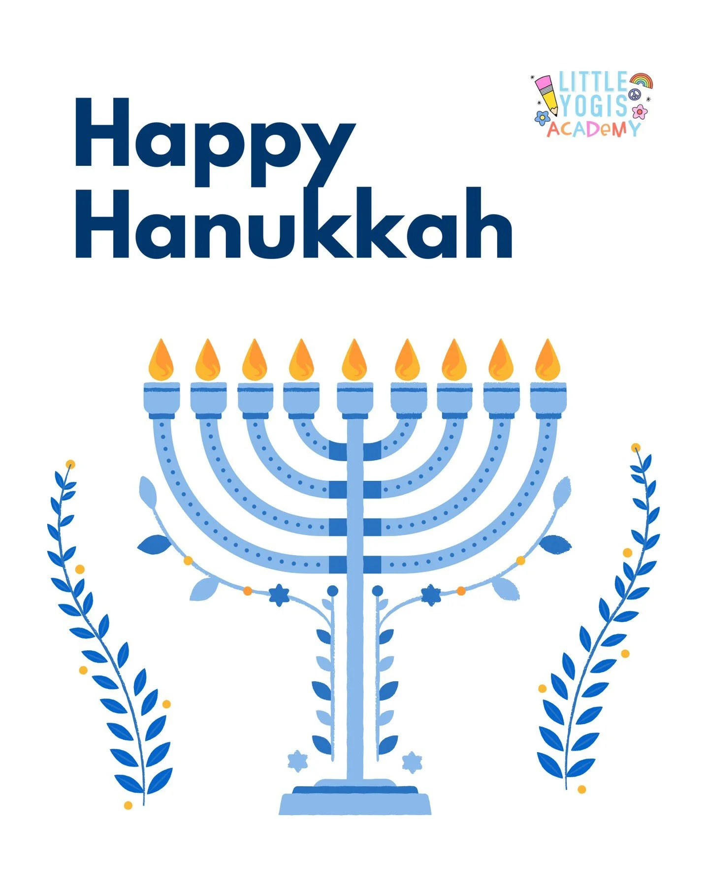 🕯️ Happy Hanukkah 🕯️⁠
⁠
Wishing a joyful, meaningful, and light-filled Hanukkah to everyone in our community who celebrates.⁠
⁠
At @littleyogisacademy and @busymindsed, we are proud allies to our Jewish families, educators, and schools. We believe 