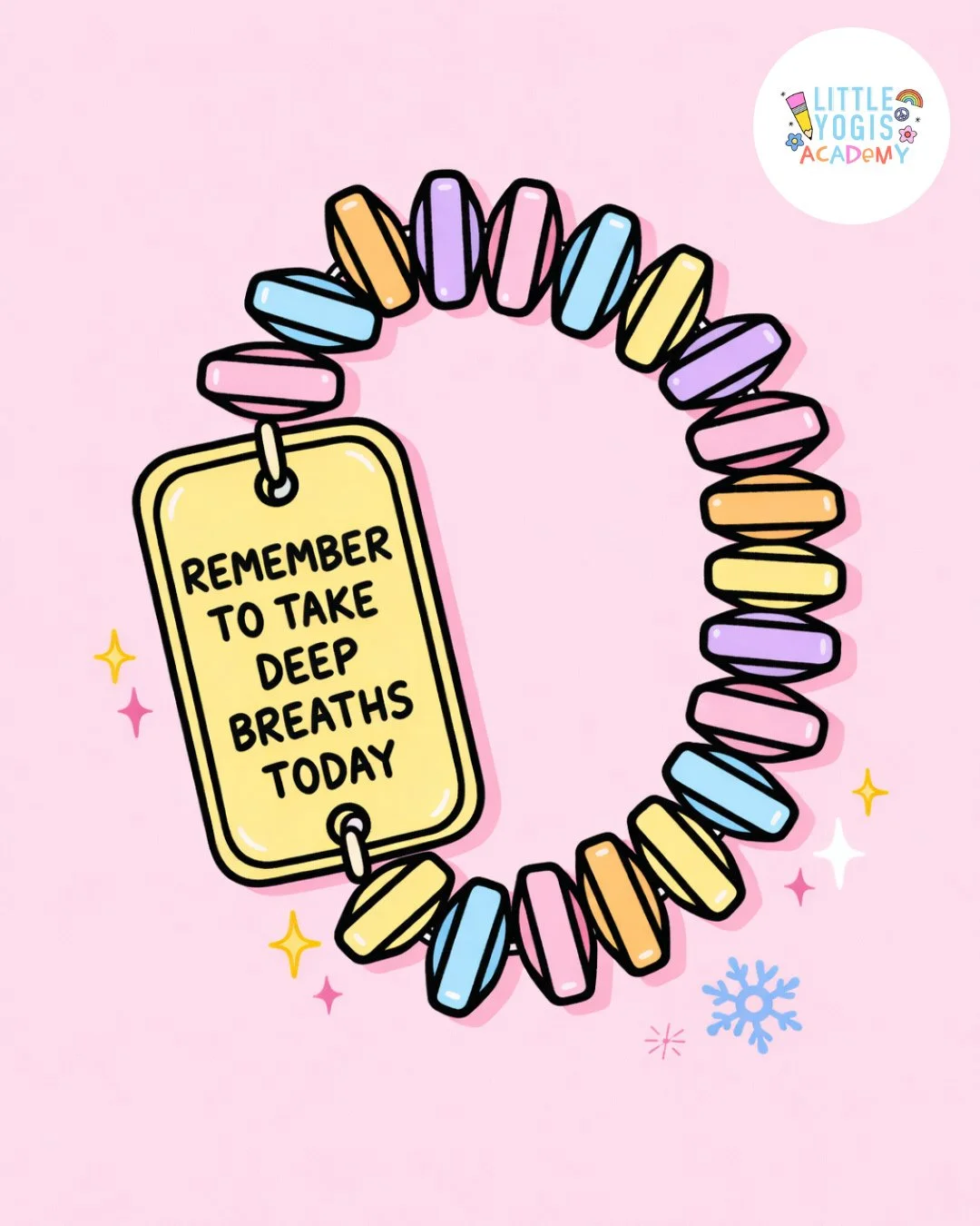 Remember to take deep breaths today 🩷💛💚