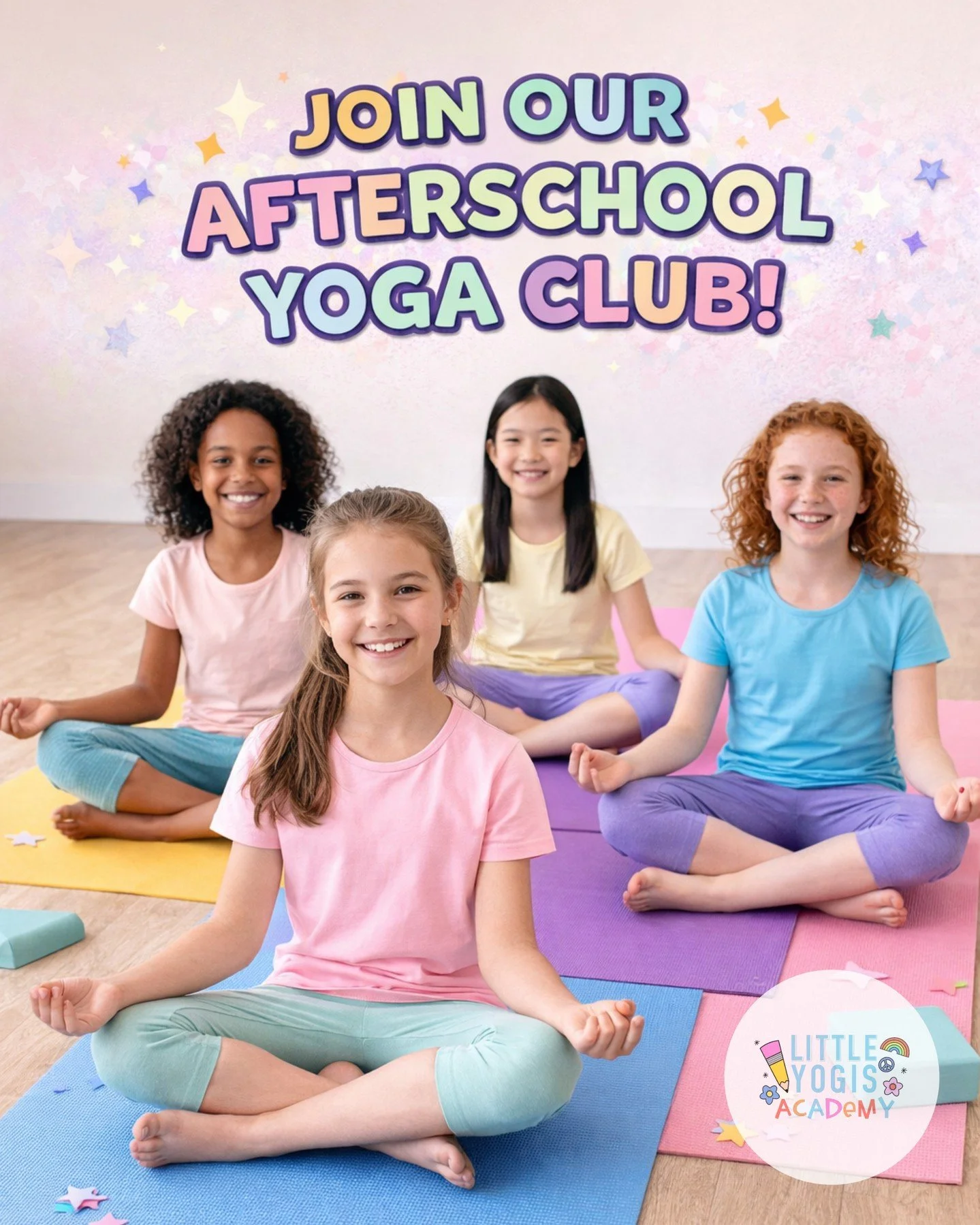 ✨ JOIN OUR AFTERSCHOOL YOGA CLUB! ✨⁠
⁠
Looking for a fun, confidence-boosting afterschool program for tween girls?⁠
Our After-School Yoga Club is all about movement, mindfulness, friendship, and feeling good in your own skin 💛⁠
⁠
Through yoga, breat