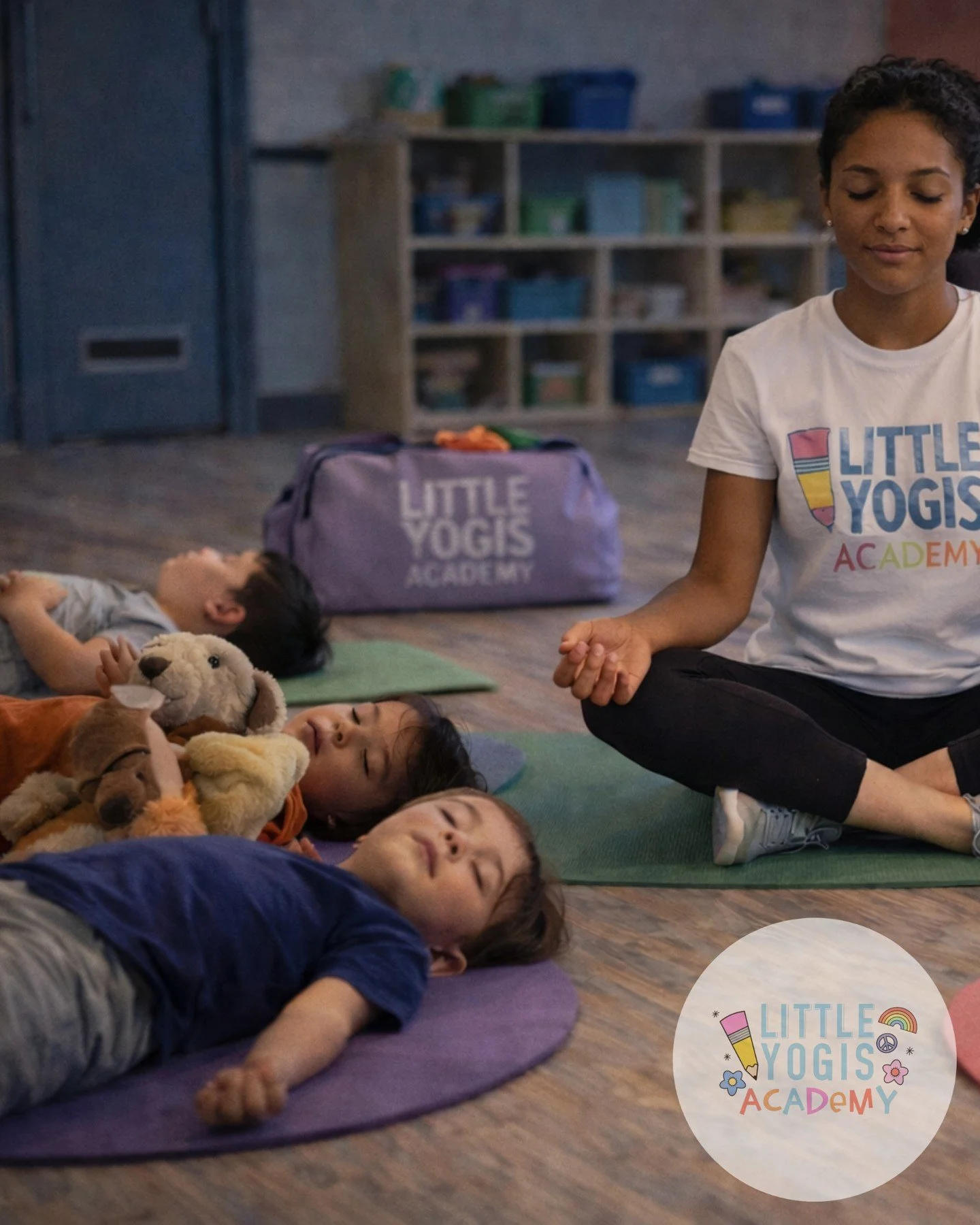 The most important part of class isn&rsquo;t always the movement&hellip;⁠
It&rsquo;s the pause at the end. 🌙✨⁠
⁠
Every Little Yogis session finishes with a special mindfulness moment where children slow their breathing, rest their bodies, and give t