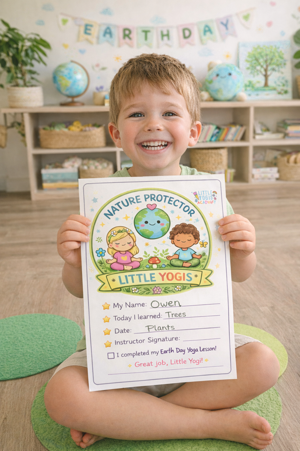 Earth Day with Kids: Simple Yoga &amp; Mindfulness Ideas That Actually Feel Magical