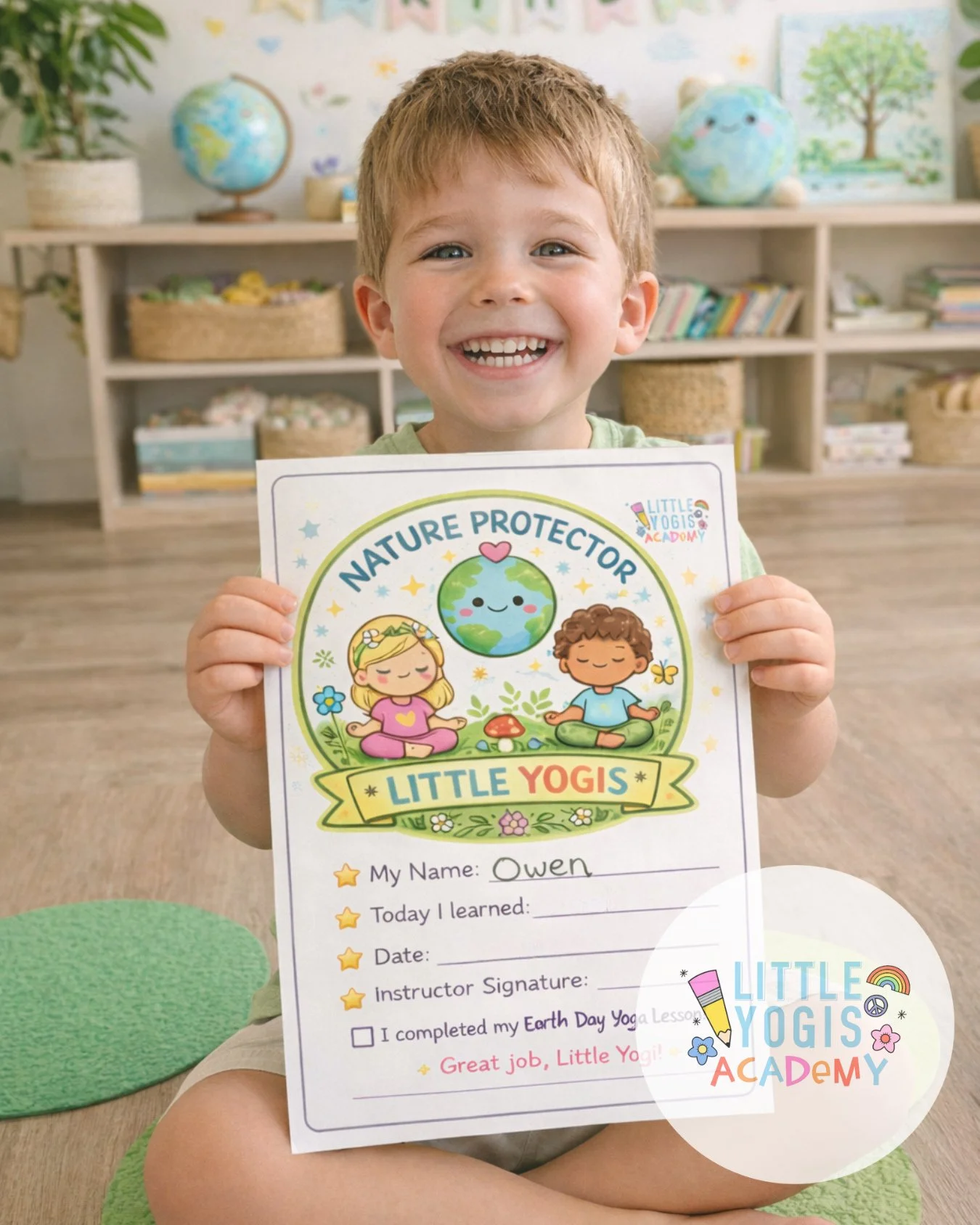 🌿 Little hands. Big impact. 🌿⁠
⁠
Earth Day is coming&hellip; and at Little Yogis, we&rsquo;re turning our classes into tiny ecosystems of calm, kindness, and connection 💚⁠
⁠
All month long in our childcare programs, our little yogis are:⁠
⁠
🌱 Gro