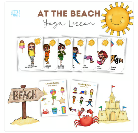 On the Beach Kids Yoga Lesson Plan