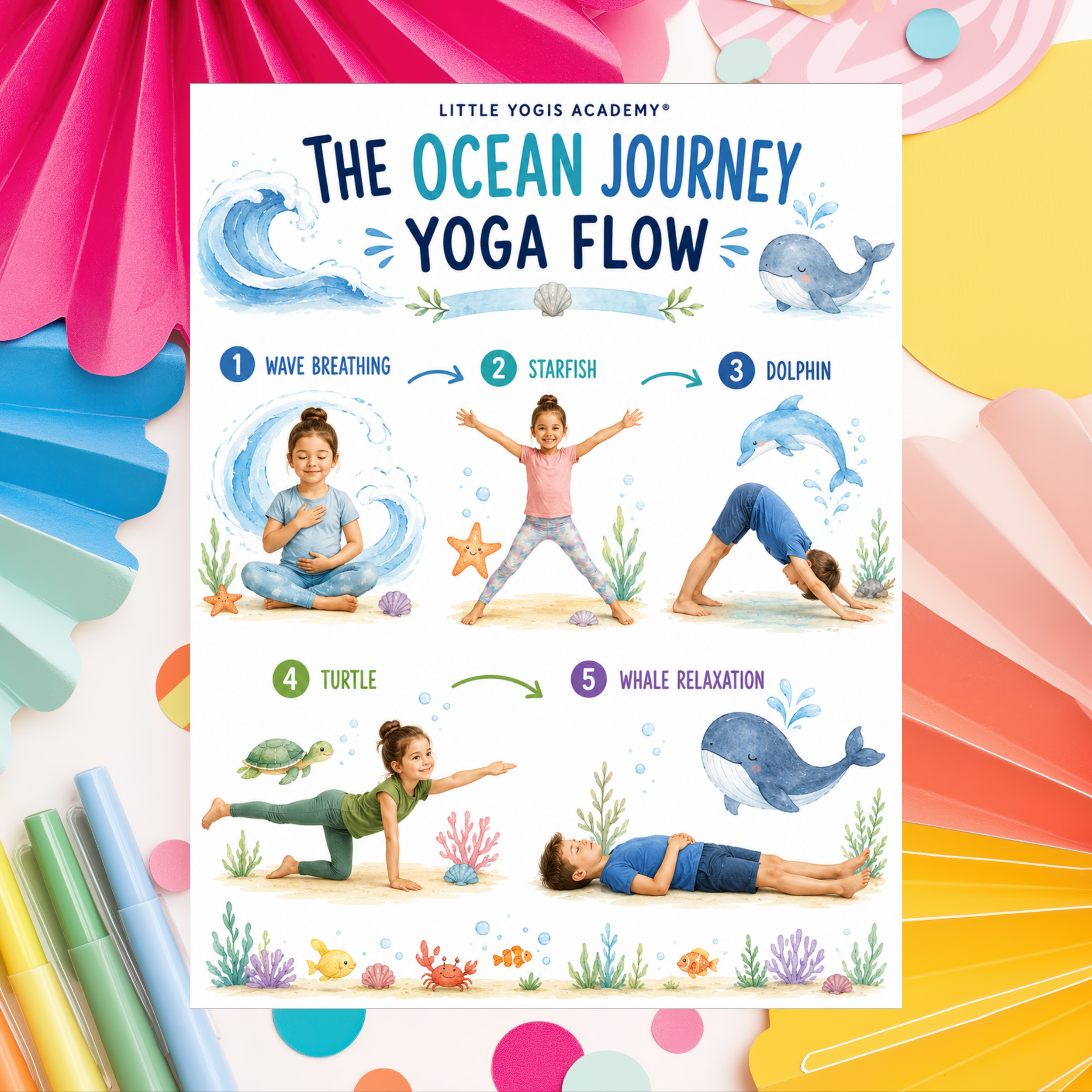 Little Yogis Academy Nature Flow Collection - Volume 1