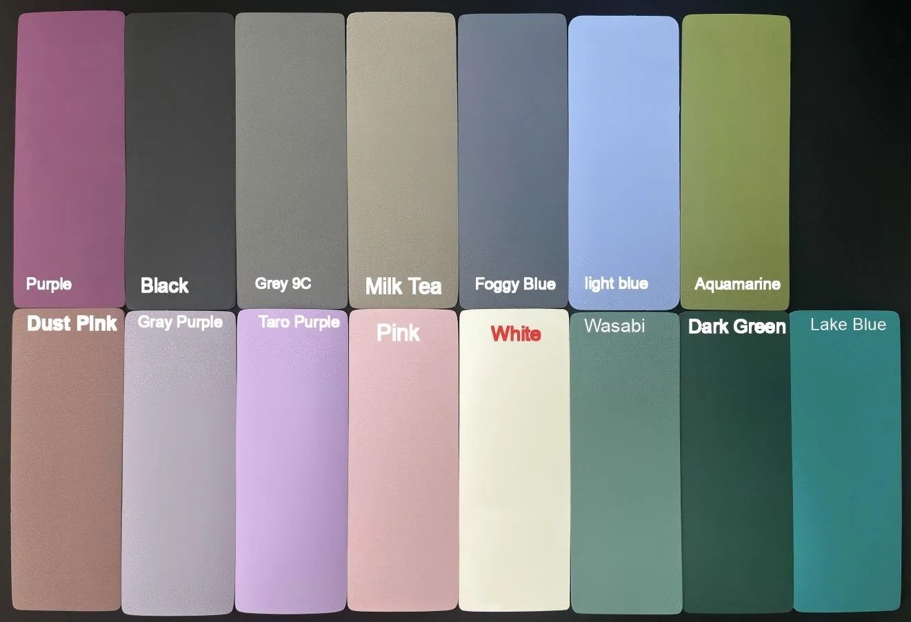 PU Rubber Yoga Mat Colors.jpg
