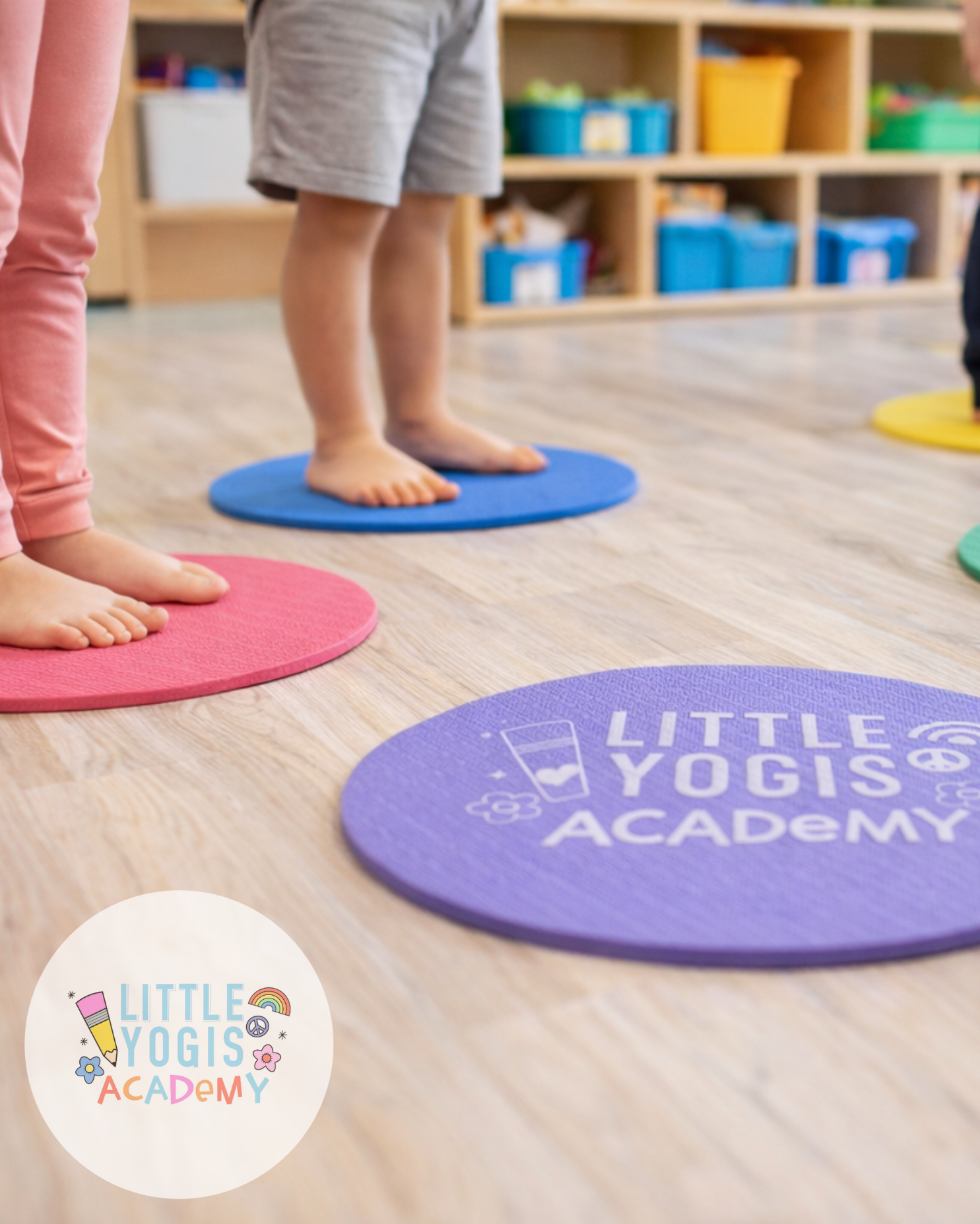 Round Kids Yoga Mats