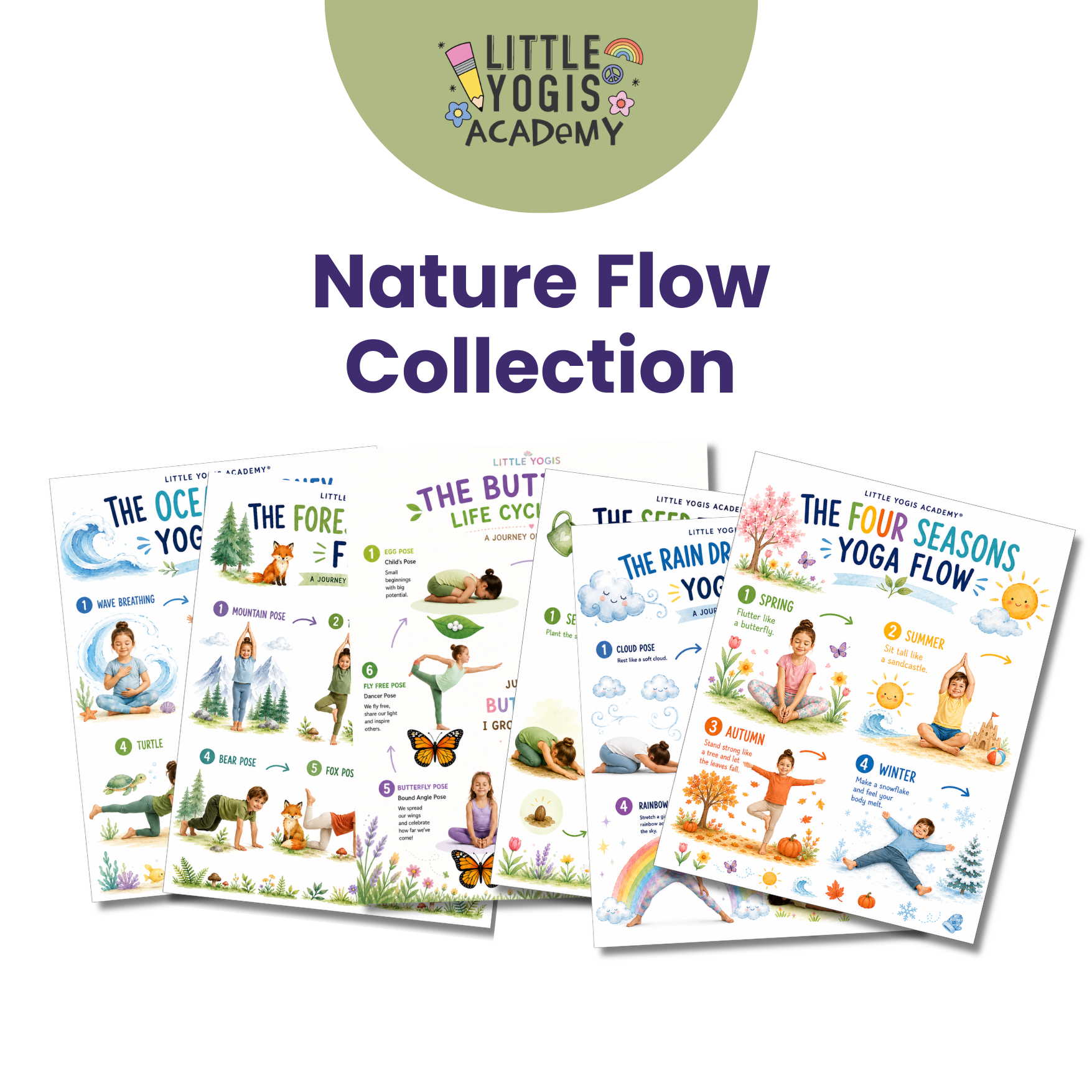 Little Yogis Academy Nature Flow Collection - Volume 1