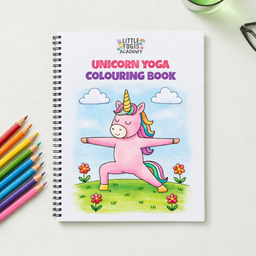 Unicorn Yoga Coloring Pages