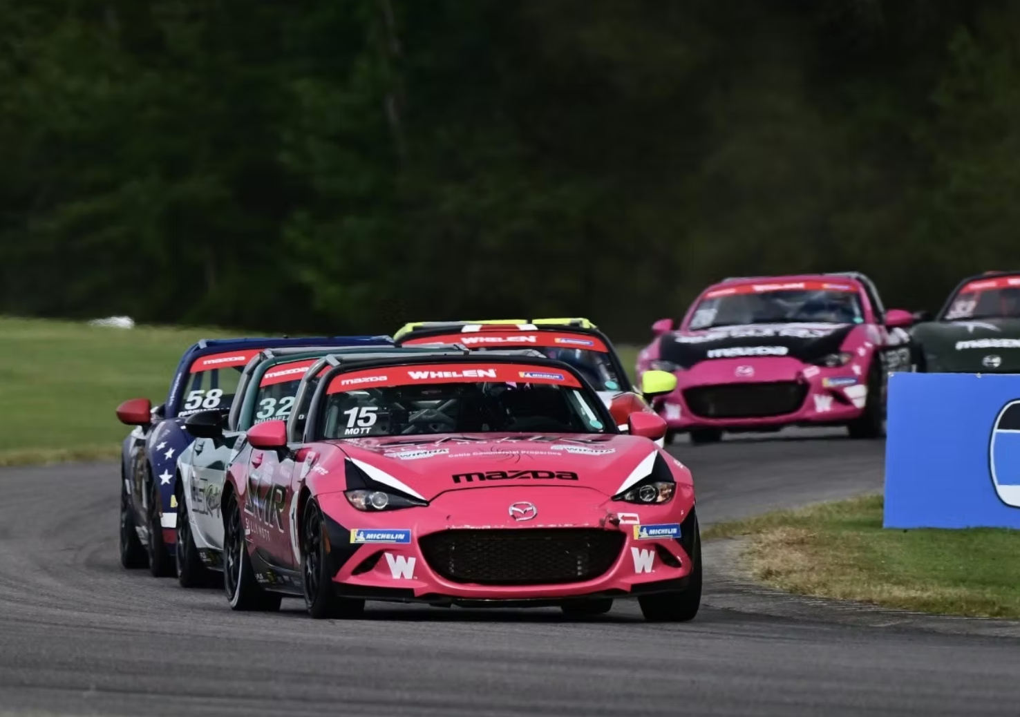 Sally Mott and Charlotte Traynor share Top Female honors in Mazda MX-5 Cup at VIR