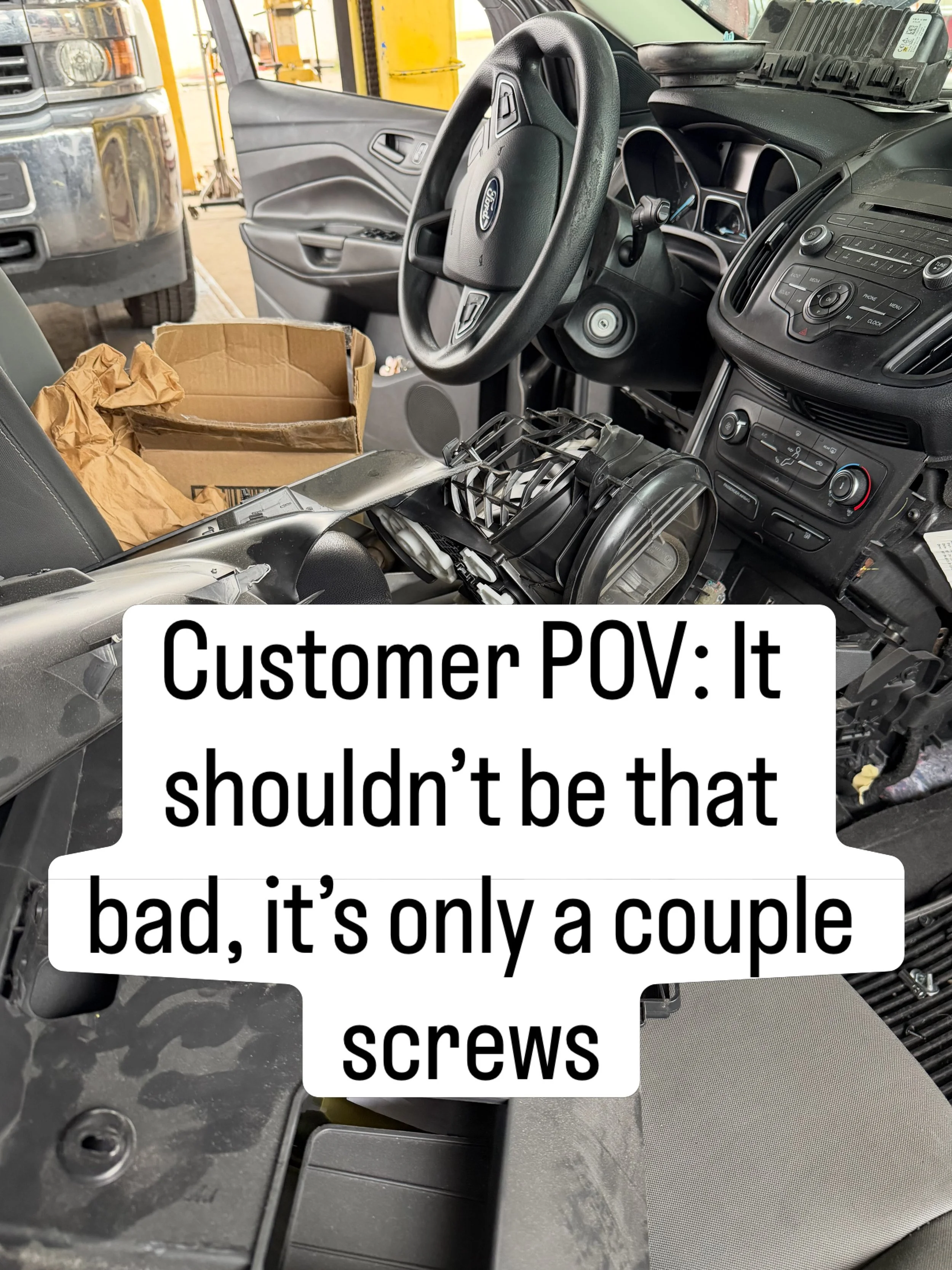 Here is an example of a labor intensive job that on most vehicles does not require much tear down, a blower motor. Unfortunately for this customer it wasn&rsquo;t that simple.
