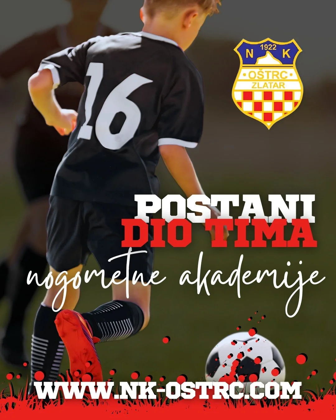 ⚽️ Pridruži se na&scaron;em timu! 🔵⚪

Voli&scaron; nogomet? Želi&scaron; trenirati, učiti i razvijati se uz iskusne trenere i dobru ekipu?
Postani dio na&scaron;e nogometne akademije!

Treninzi za djecu svih uzrasta u poticajnom i sportskom okruženj