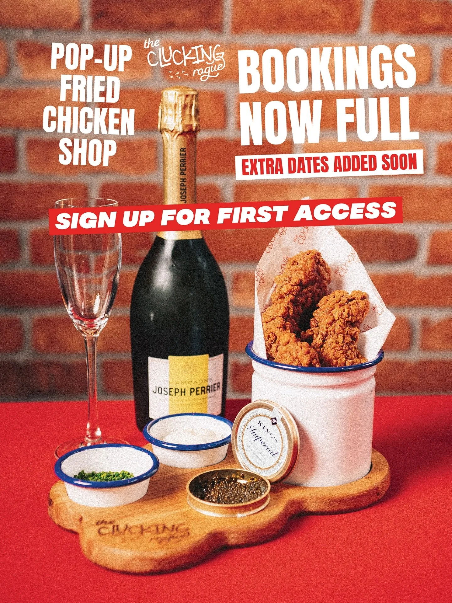 Last call if you wanna get CLUCK&rsquo;D UP with us 👀 Sign up to our mailing list to receive a juicy email in your inbox tomorrow morning 🐔 

This aforementioned juicy email will include our final dates for 2025 🍗 Don&rsquo;t miss out. Link in bio