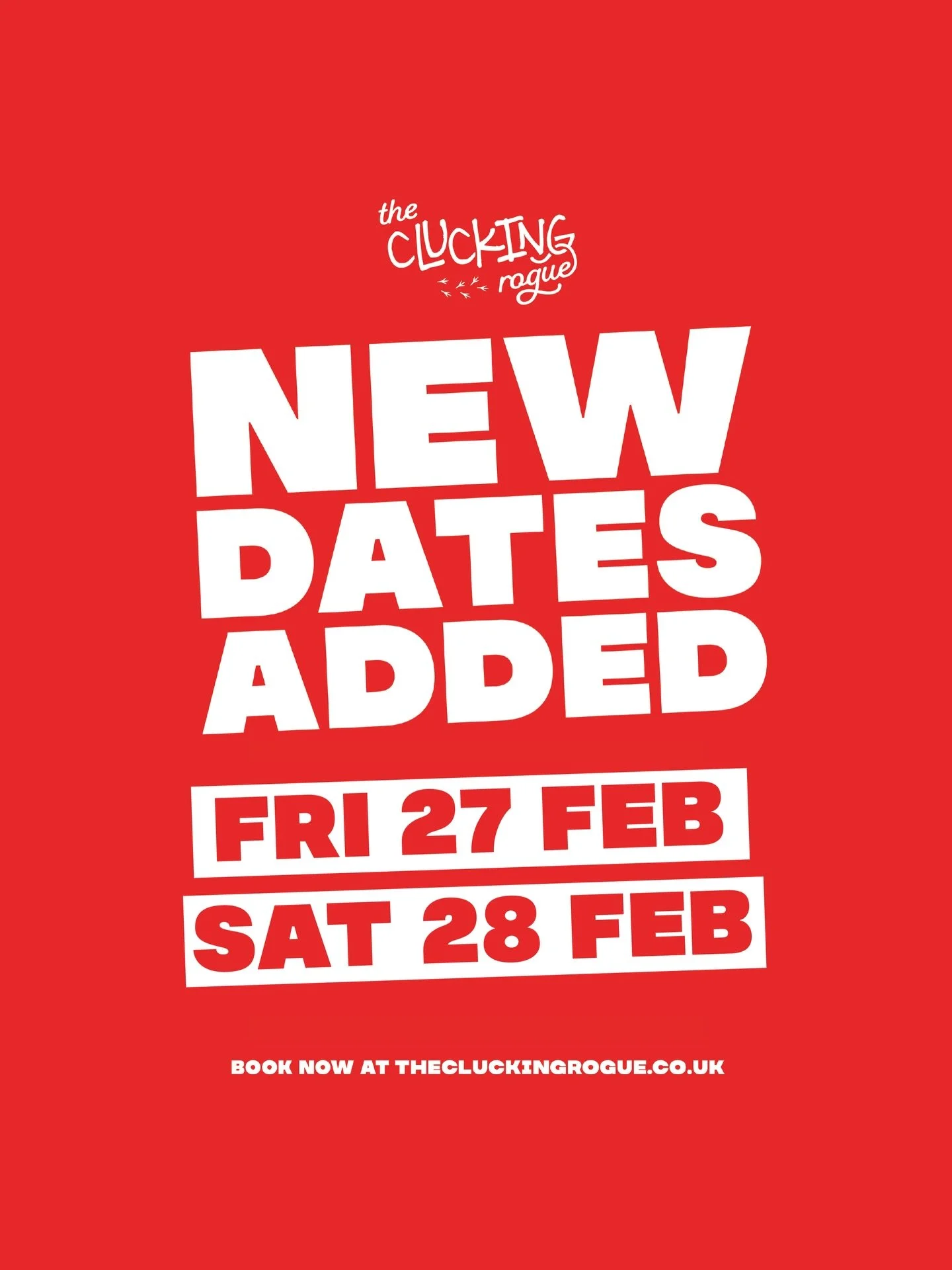 You chickens just can&rsquo;t get enough of our cluckin&rsquo; sauciness🐥 

Next pop-up dates are the 27th &amp; 28th February where we&rsquo;ll once again be located in @theloveablerogue_eastend 🍗 

We&rsquo;ll have some new cluckin&rsquo; special