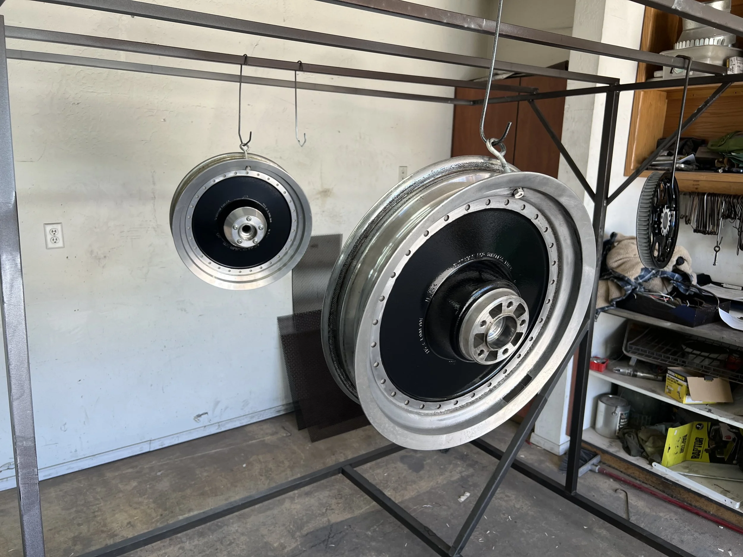 Powder Coated Harley Wheels